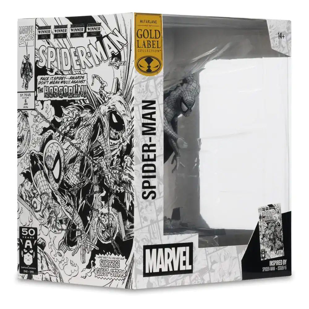 Marvel Collection Statuie din PVC 1/10 Spider-Man (Spider-Man #6)(Line Art)(Gold Label) 10 cm poza produsului