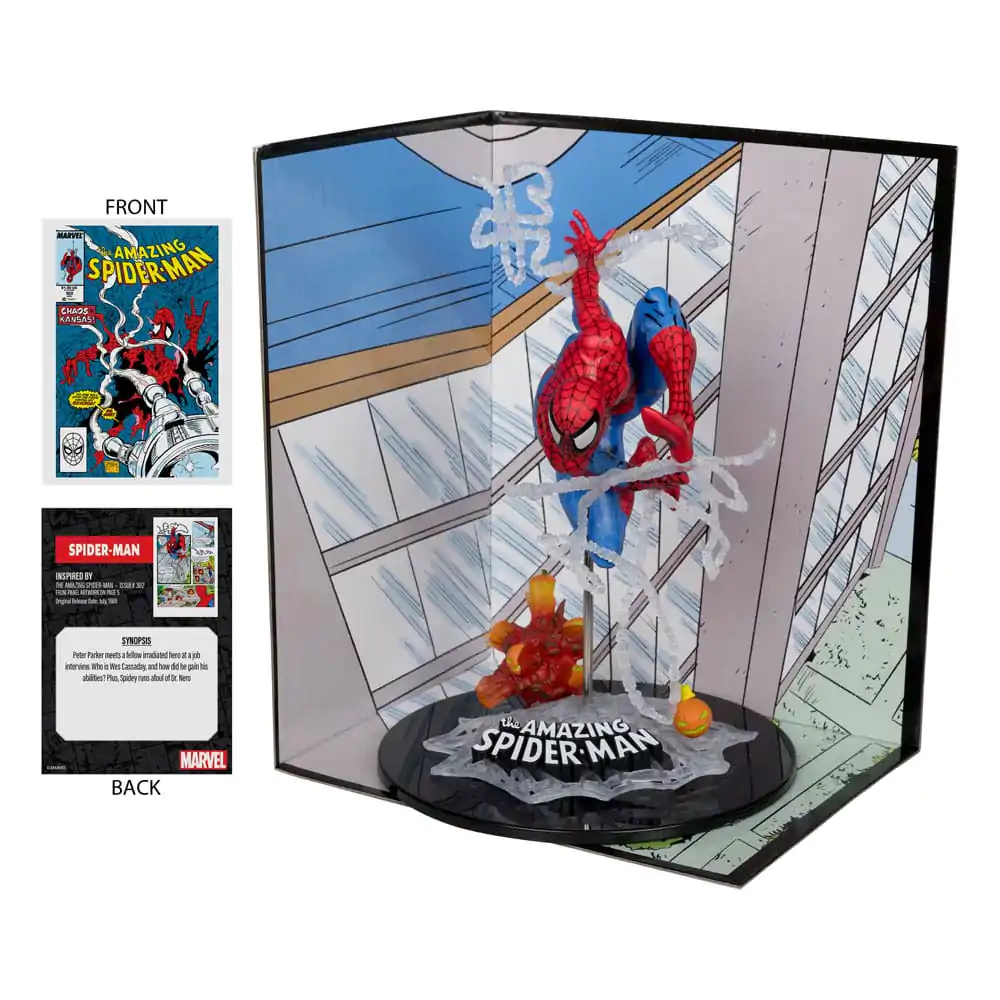 Marvel Collection Statuie PVC 1/10 Spider-Man (The Amazing Spider-Man #302) 17 cm poza produsului