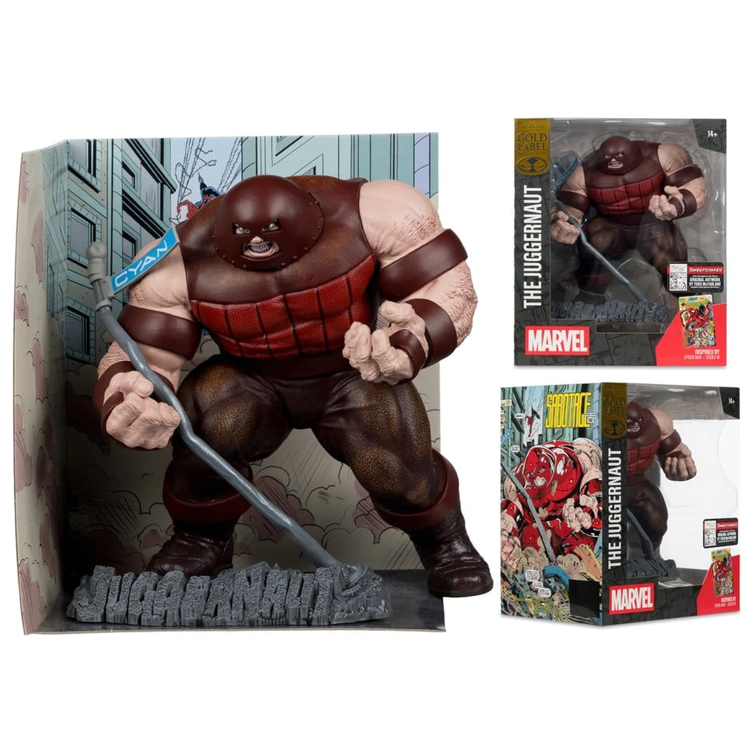 Marvel Collection Statuie PVC 1/10 The Juggernaut (Spider-Man #16) Gold Label 17 cm poza produsului