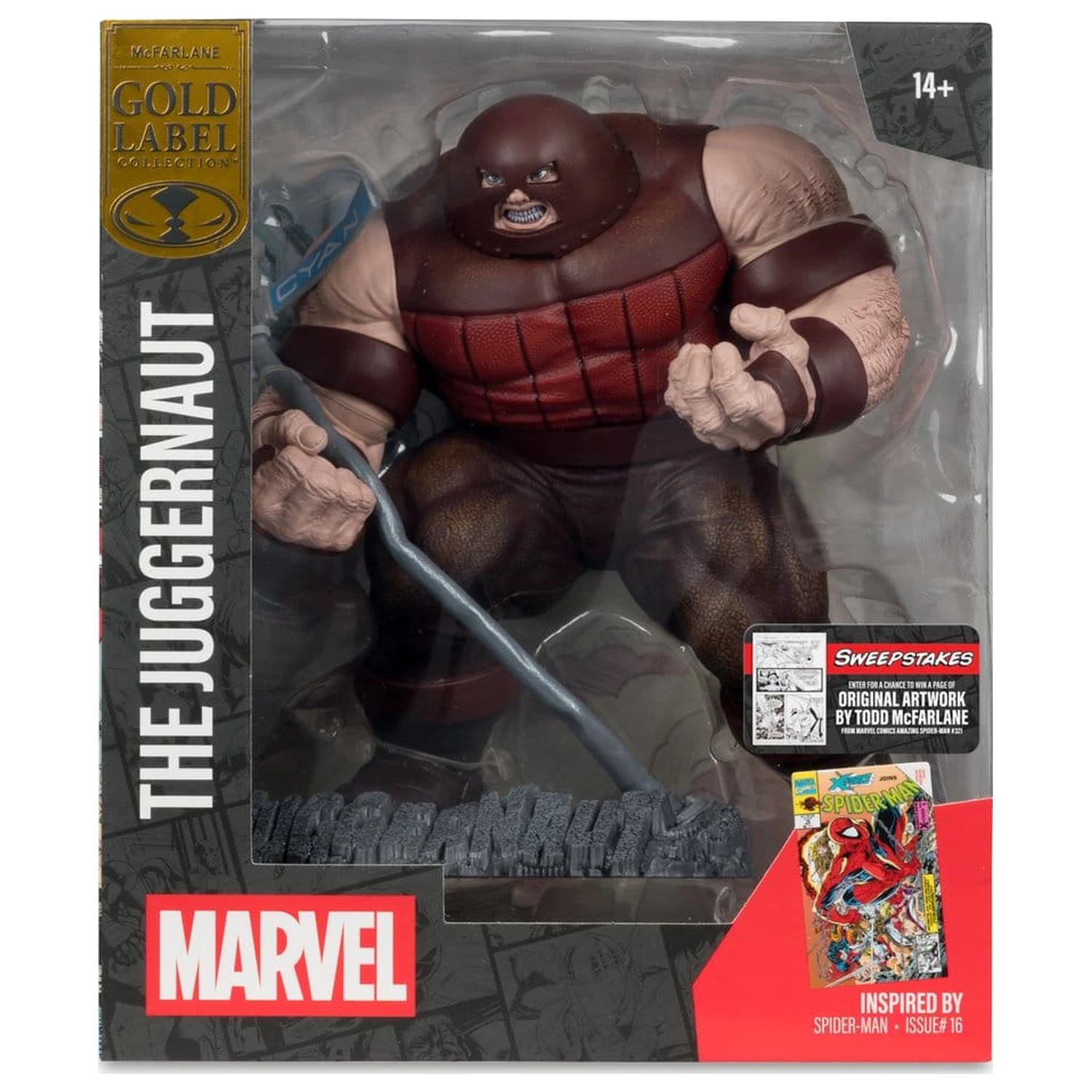 Marvel Collection Statuie PVC 1/10 The Juggernaut (Spider-Man #16) Gold Label 17 cm poza produsului