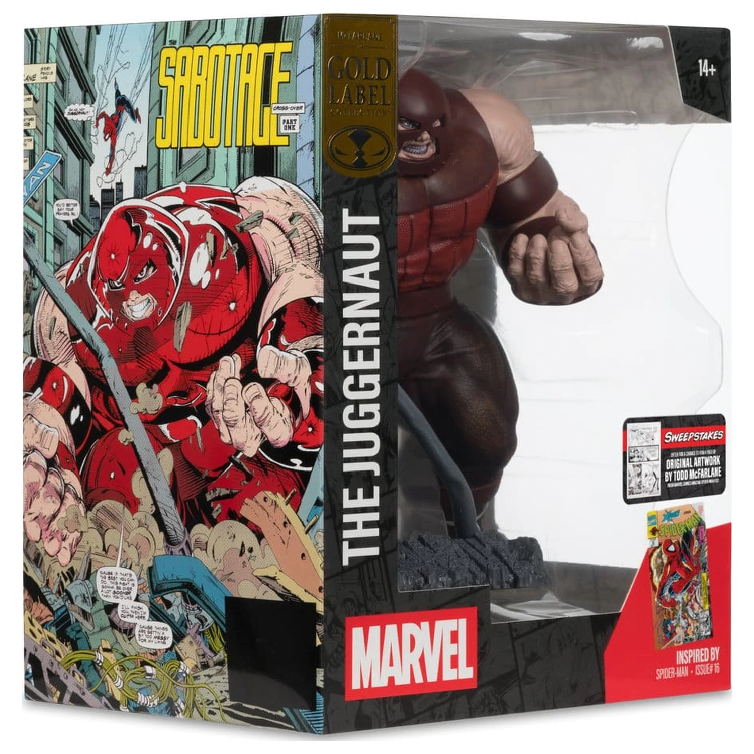 Marvel Collection Statuie PVC 1/10 The Juggernaut (Spider-Man #16) Gold Label 17 cm poza produsului