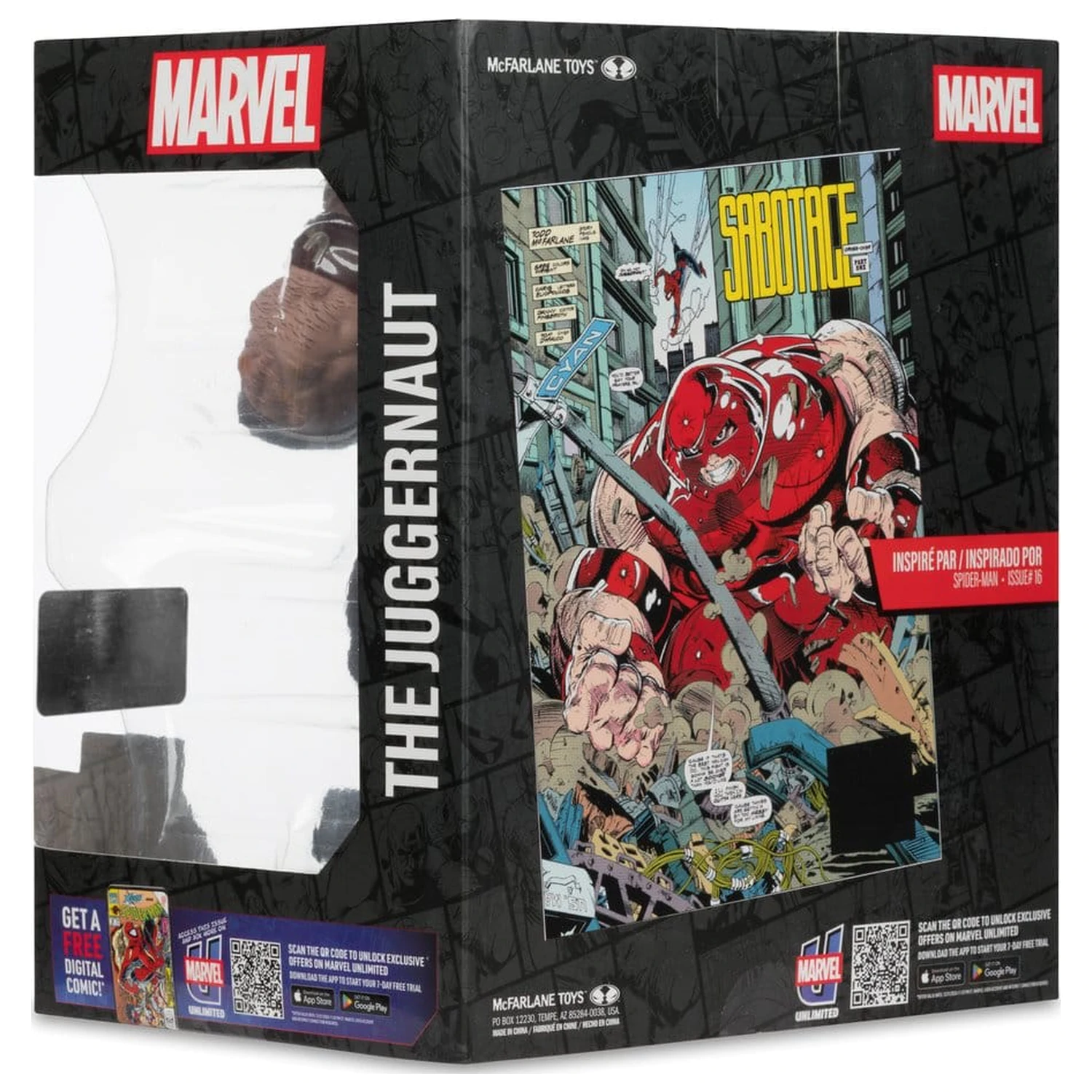 Marvel Collection Statuie PVC 1/10 The Juggernaut (Spider-Man #16) Gold Label 17 cm poza produsului
