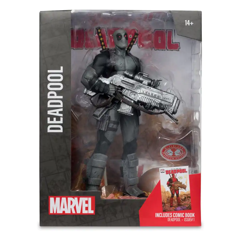 Marvel Collection Statuie PVC 1/6 Deadpool (Deadpool #1)(Grey Suit Chase) 27 cm poza produsului