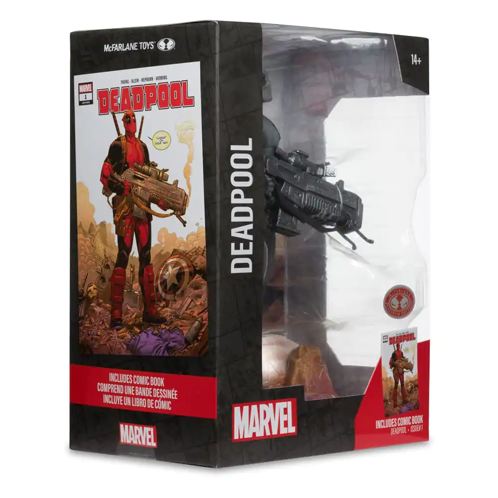 Marvel Collection Statuie PVC 1/6 Deadpool (Deadpool #1)(Grey Suit Chase) 27 cm poza produsului