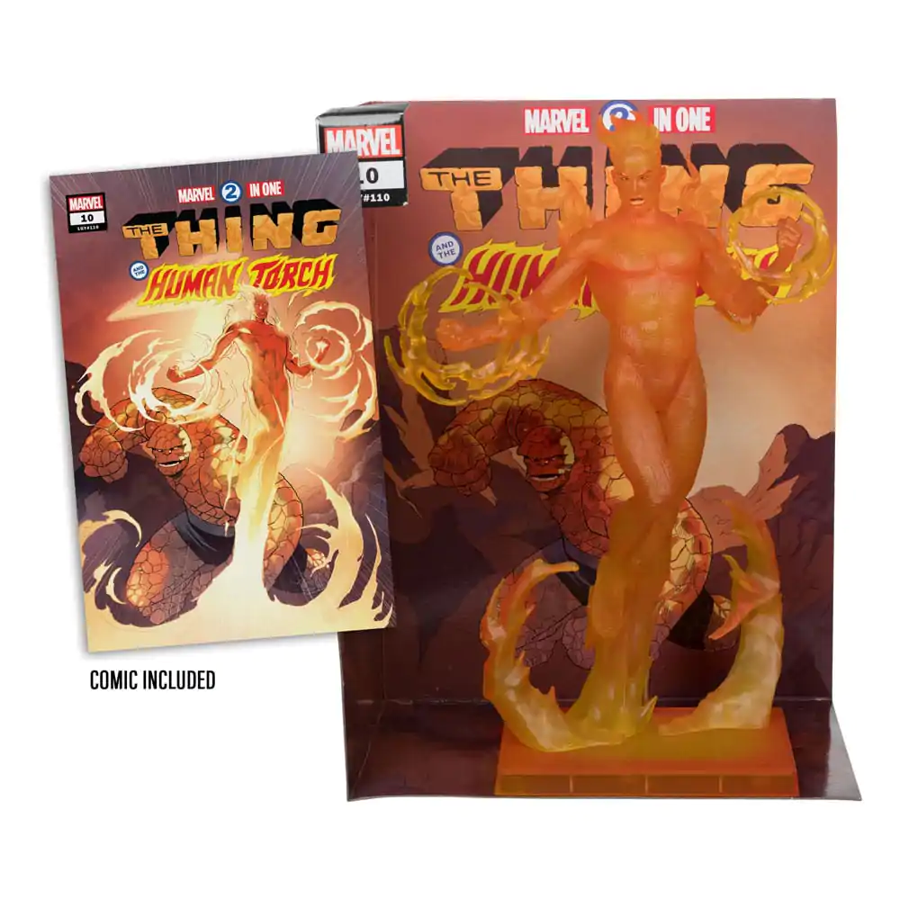 Statui de PVC Marvel Collection 1/6 Human Torch (Marvel 2 in 1 #10) 29 cm poza produsului