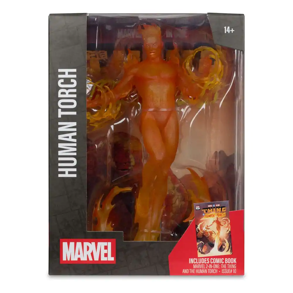 Statui de PVC Marvel Collection 1/6 Human Torch (Marvel 2 in 1 #10) 29 cm poza produsului