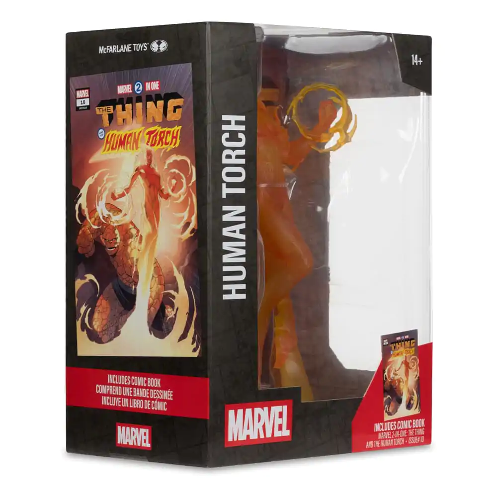 Statui de PVC Marvel Collection 1/6 Human Torch (Marvel 2 in 1 #10) 29 cm poza produsului