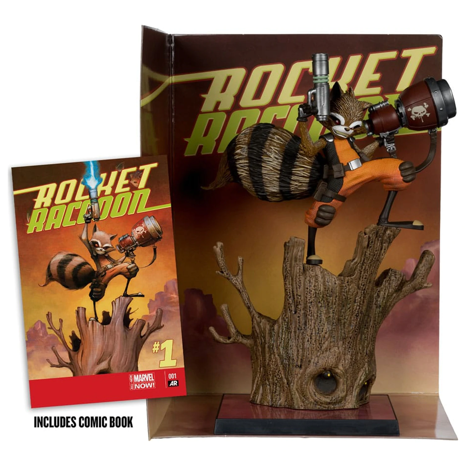 Marvel Collection statuie PVC 1/6 Rocket Racoon (Rocket Racoon: A Chasing Tale #1) 18 cm poza produsului