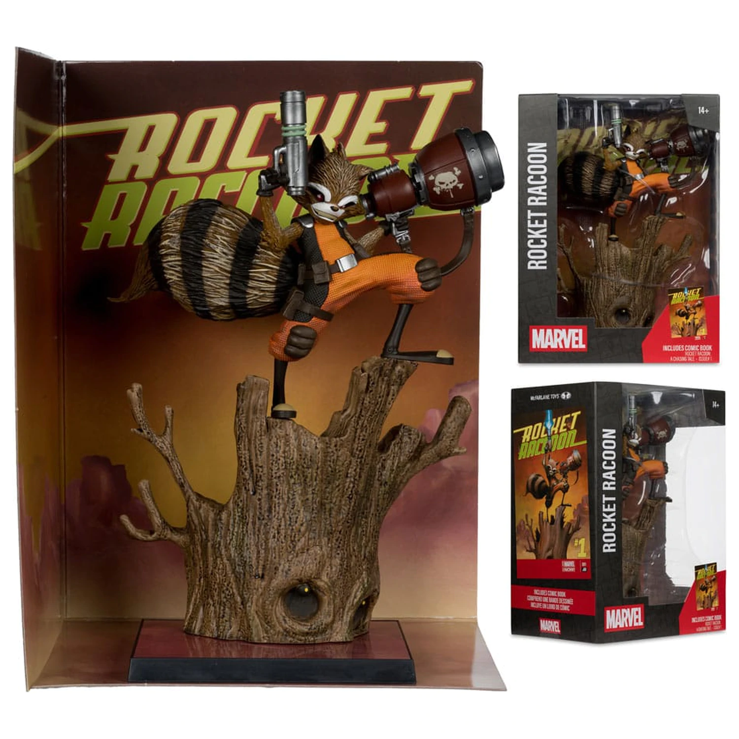 Marvel Collection statuie PVC 1/6 Rocket Racoon (Rocket Racoon: A Chasing Tale #1) 18 cm poza produsului