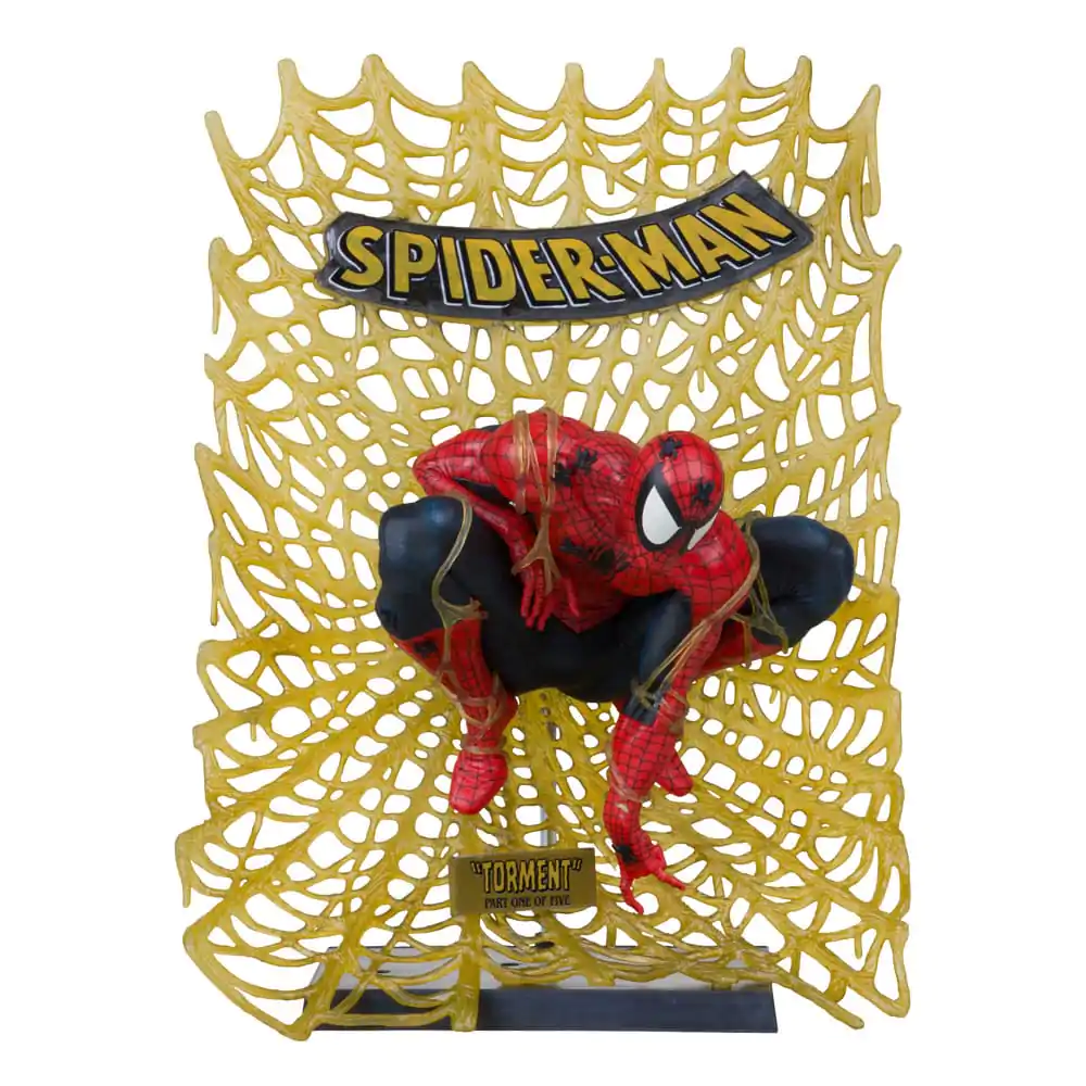 Marvel Collection statuie PVC 1/6 Spider-Man (Spider-Man # 1) (Gold Edition) (Gold Label) 15 cm poza produsului