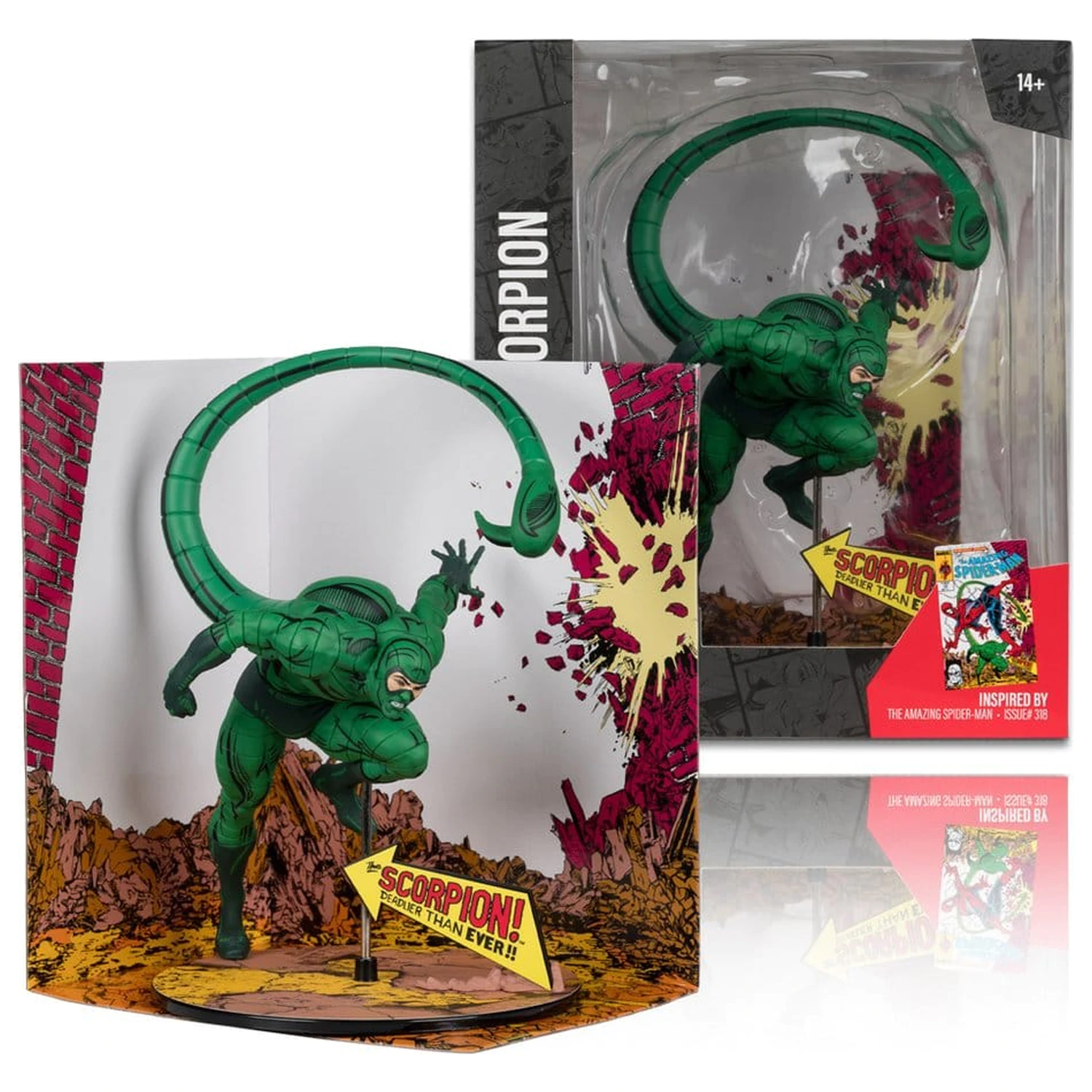 Colecția Marvel figurina PVC 1/10 Scorpion (The Amazing Spider-Man #318) 17 cm poza produsului