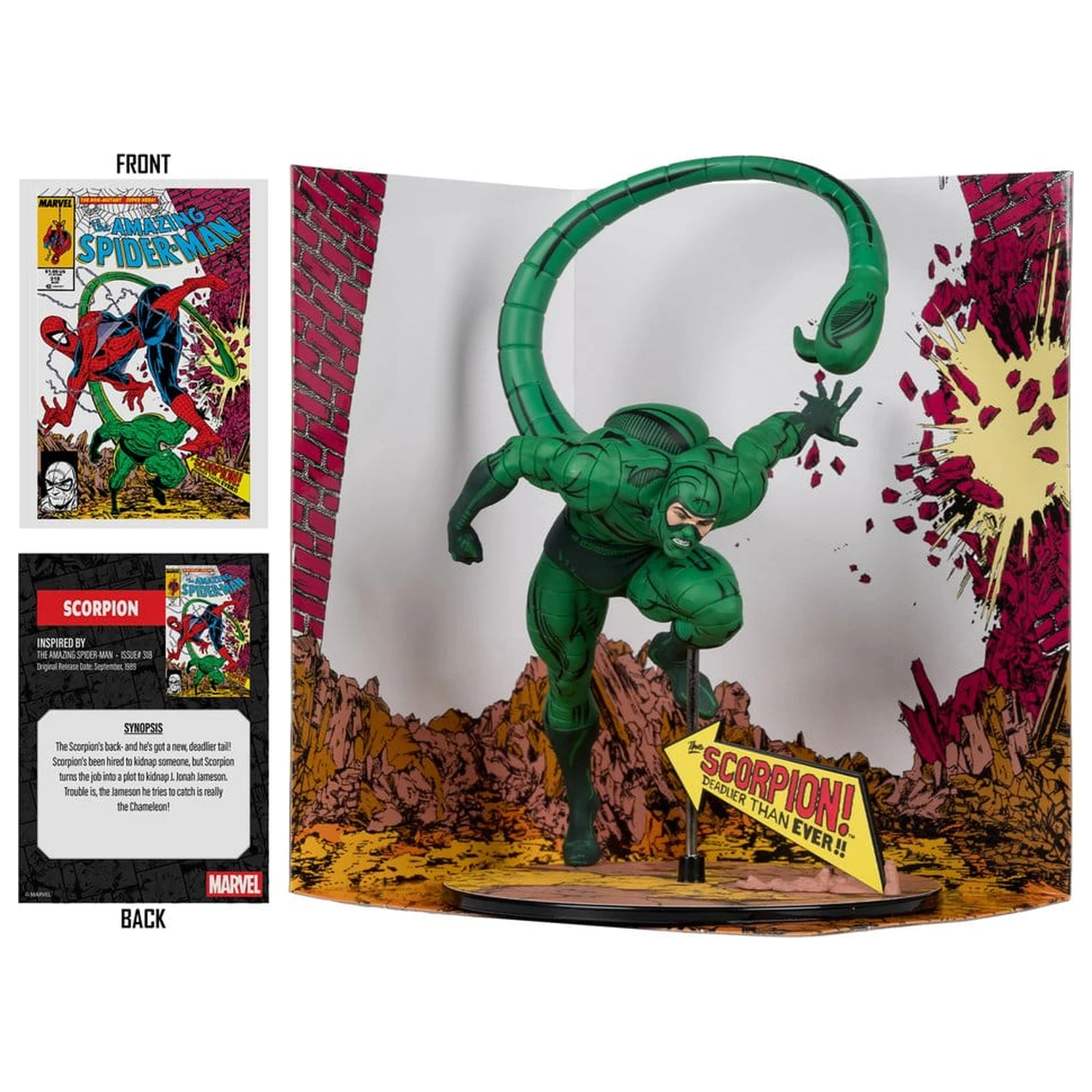 Colecția Marvel figurina PVC 1/10 Scorpion (The Amazing Spider-Man #318) 17 cm poza produsului