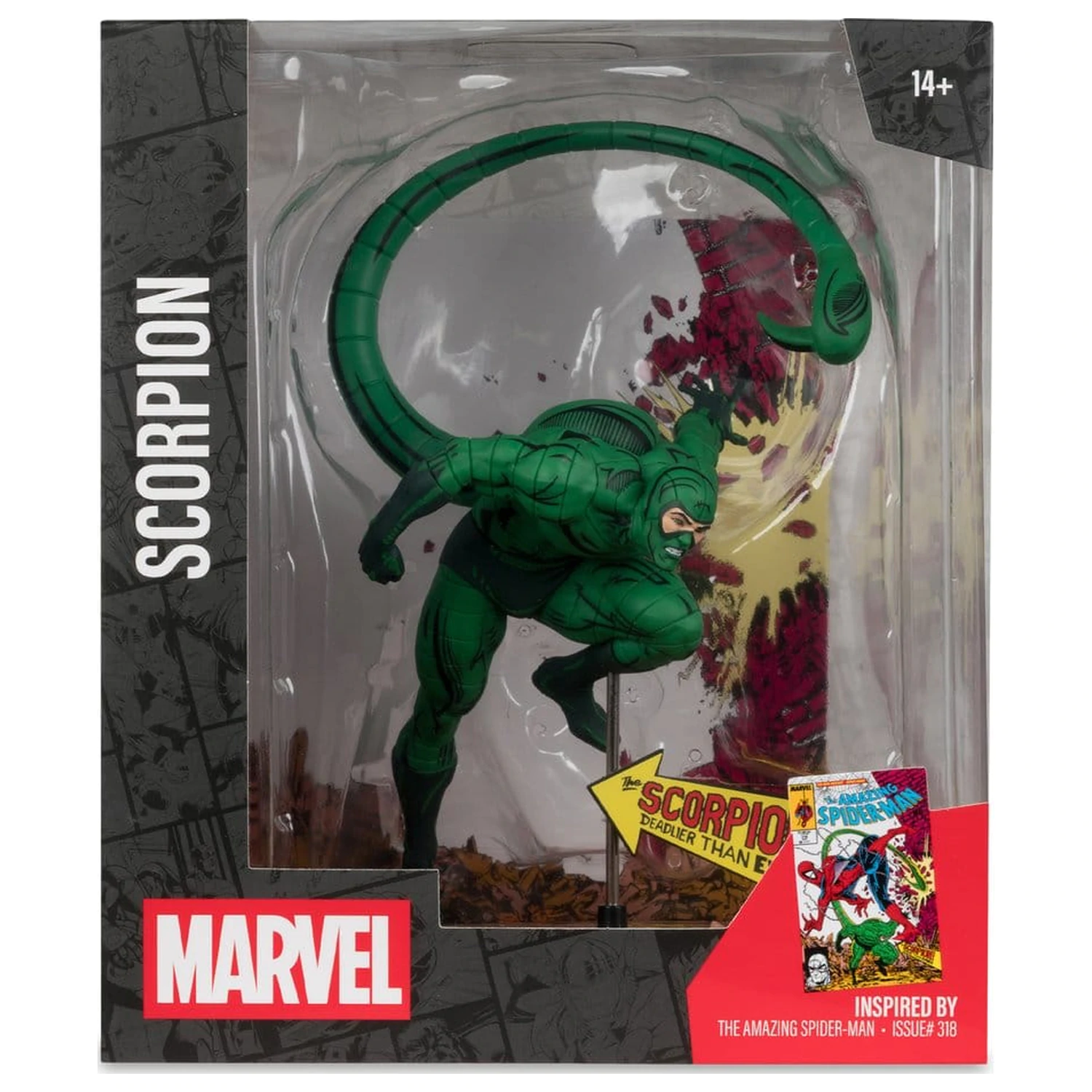 Colecția Marvel figurina PVC 1/10 Scorpion (The Amazing Spider-Man #318) 17 cm poza produsului