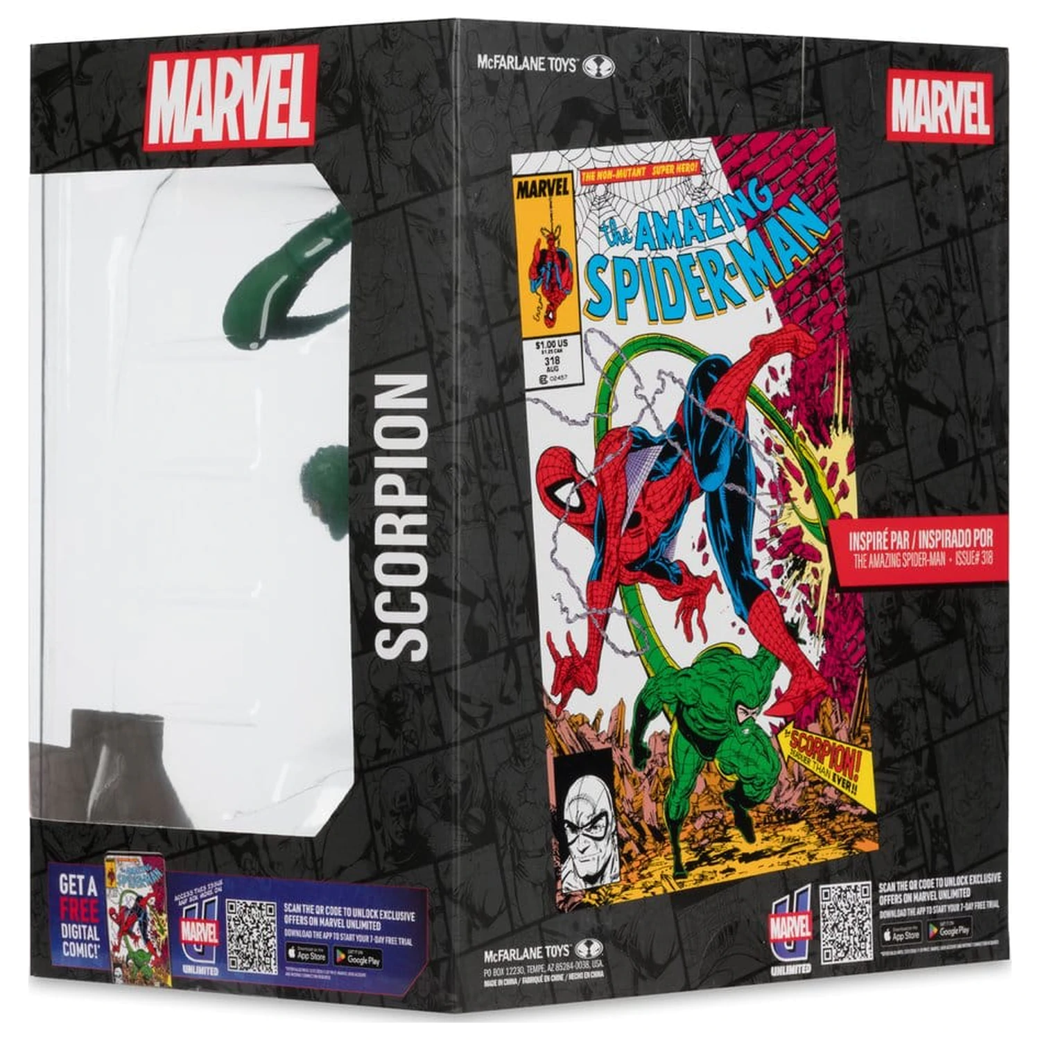 Colecția Marvel figurina PVC 1/10 Scorpion (The Amazing Spider-Man #318) 17 cm poza produsului