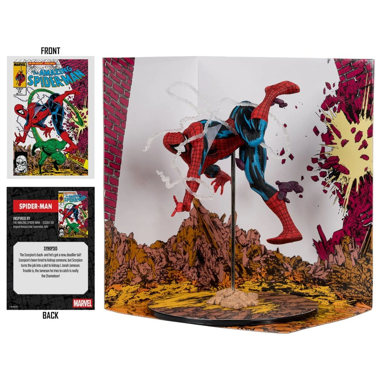 Marvel Collection Figurina PVC 1/10 Spider-Man (The Amazing Spider-Man #318) 17 cm poza produsului