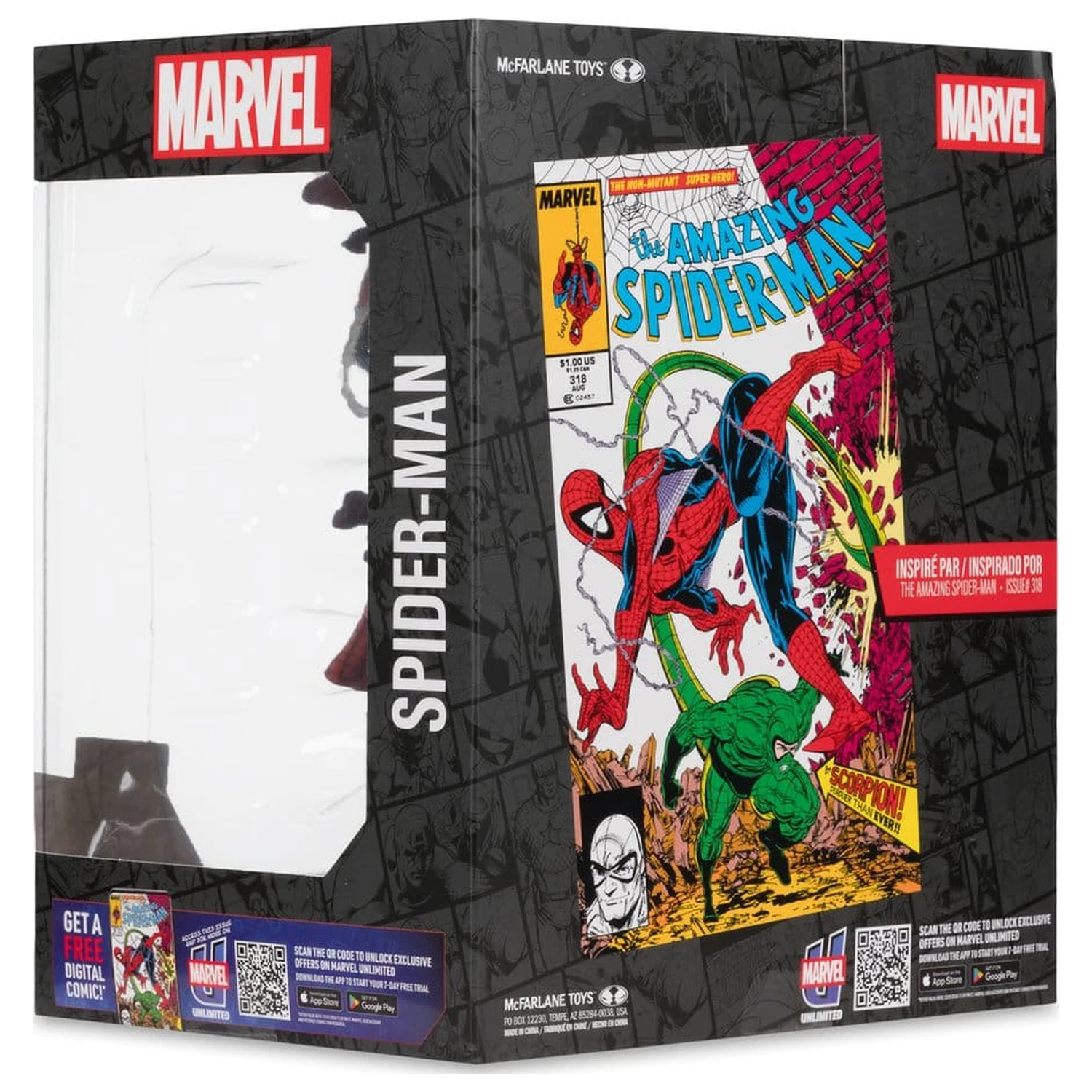 Marvel Collection Figurina PVC 1/10 Spider-Man (The Amazing Spider-Man #318) 17 cm poza produsului