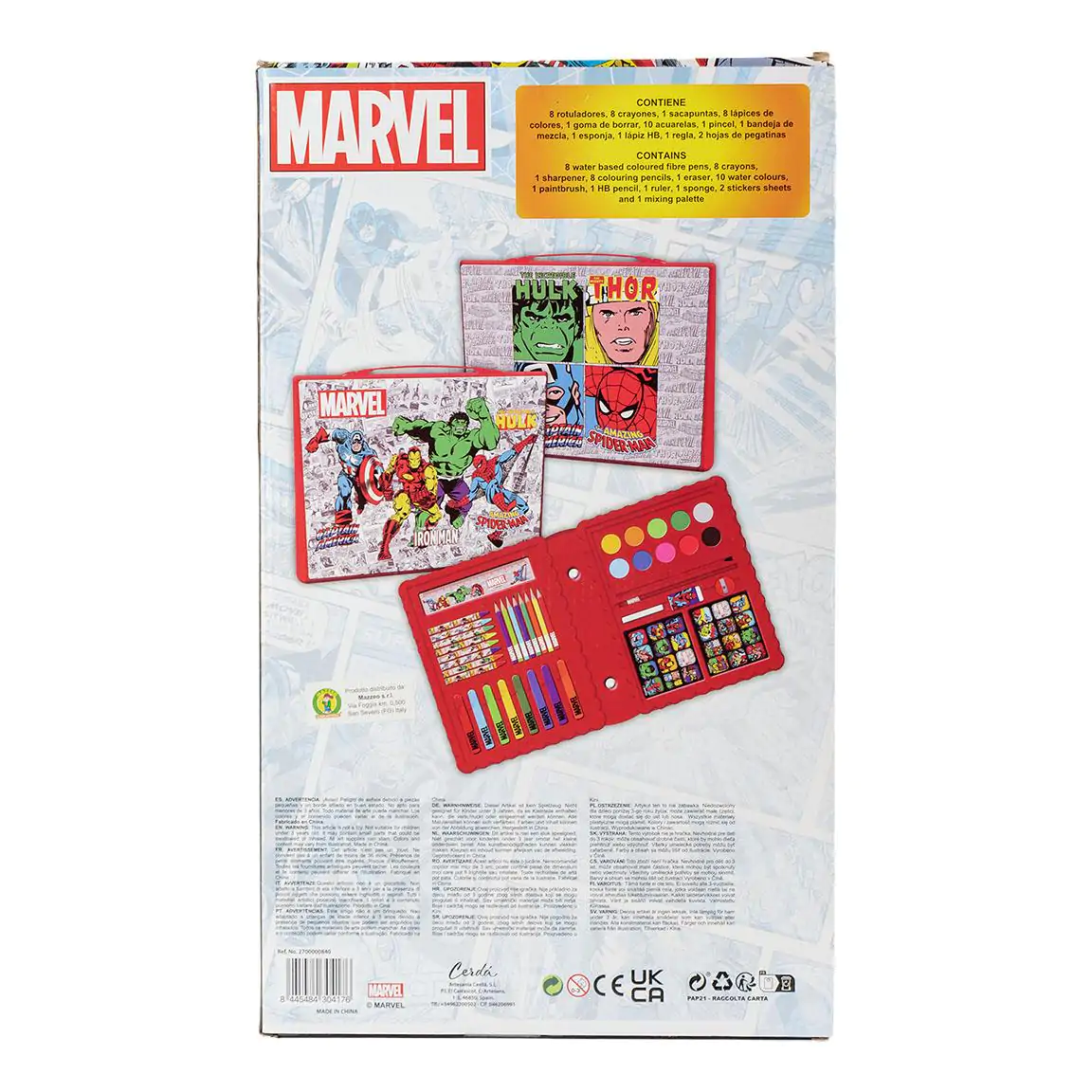 Marvel Colouring set de papetărie poza produsului