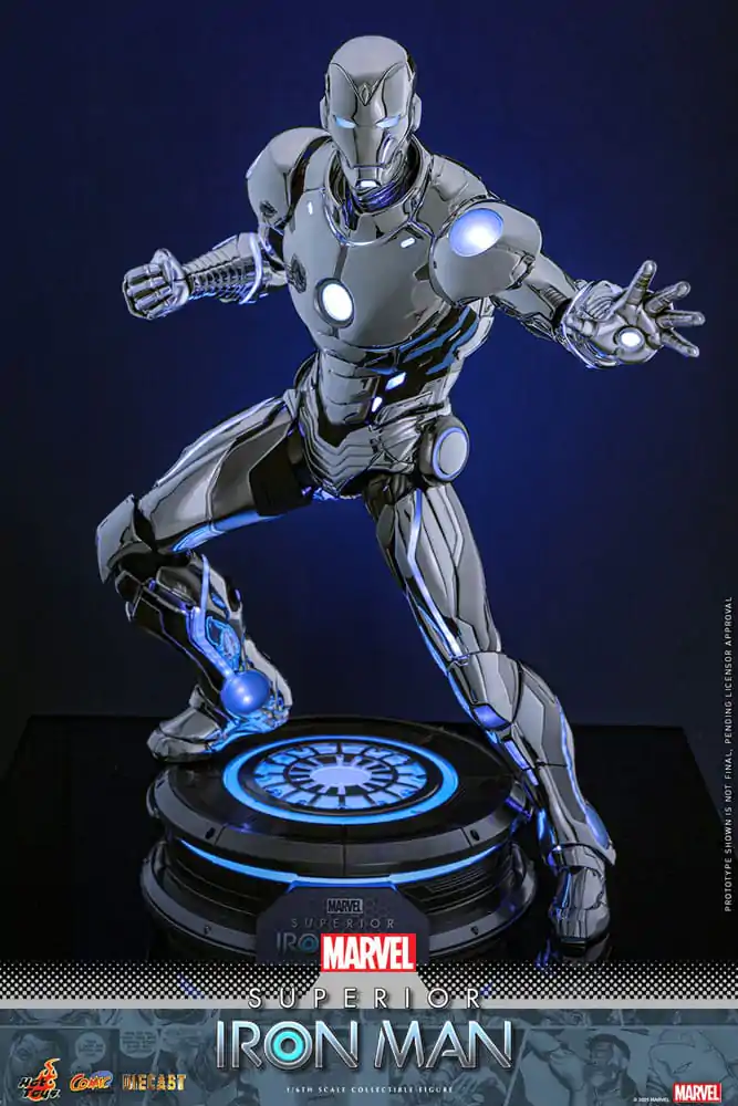 Marvel Comic Diecast Masterpiece Figurina de Actiune 1/6 Superior Iron Man 32 cm poza produsului