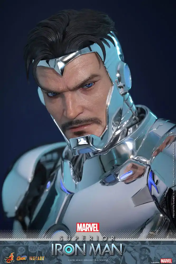 Marvel Comic Diecast Masterpiece Figurina de Actiune 1/6 Superior Iron Man 32 cm poza produsului