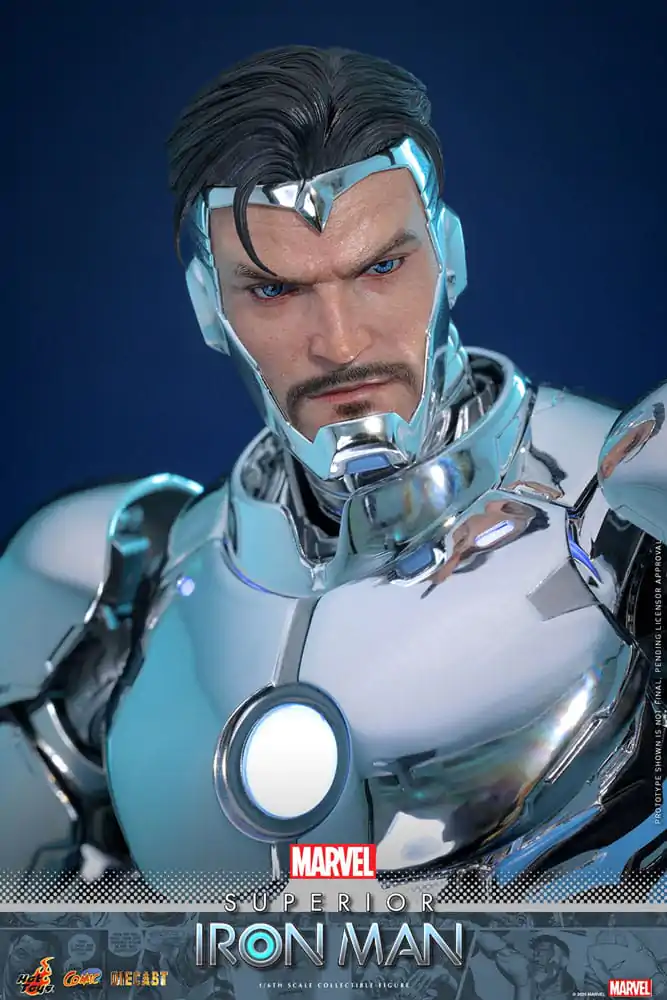 Marvel Comic Diecast Masterpiece Figurina de Actiune 1/6 Superior Iron Man 32 cm poza produsului