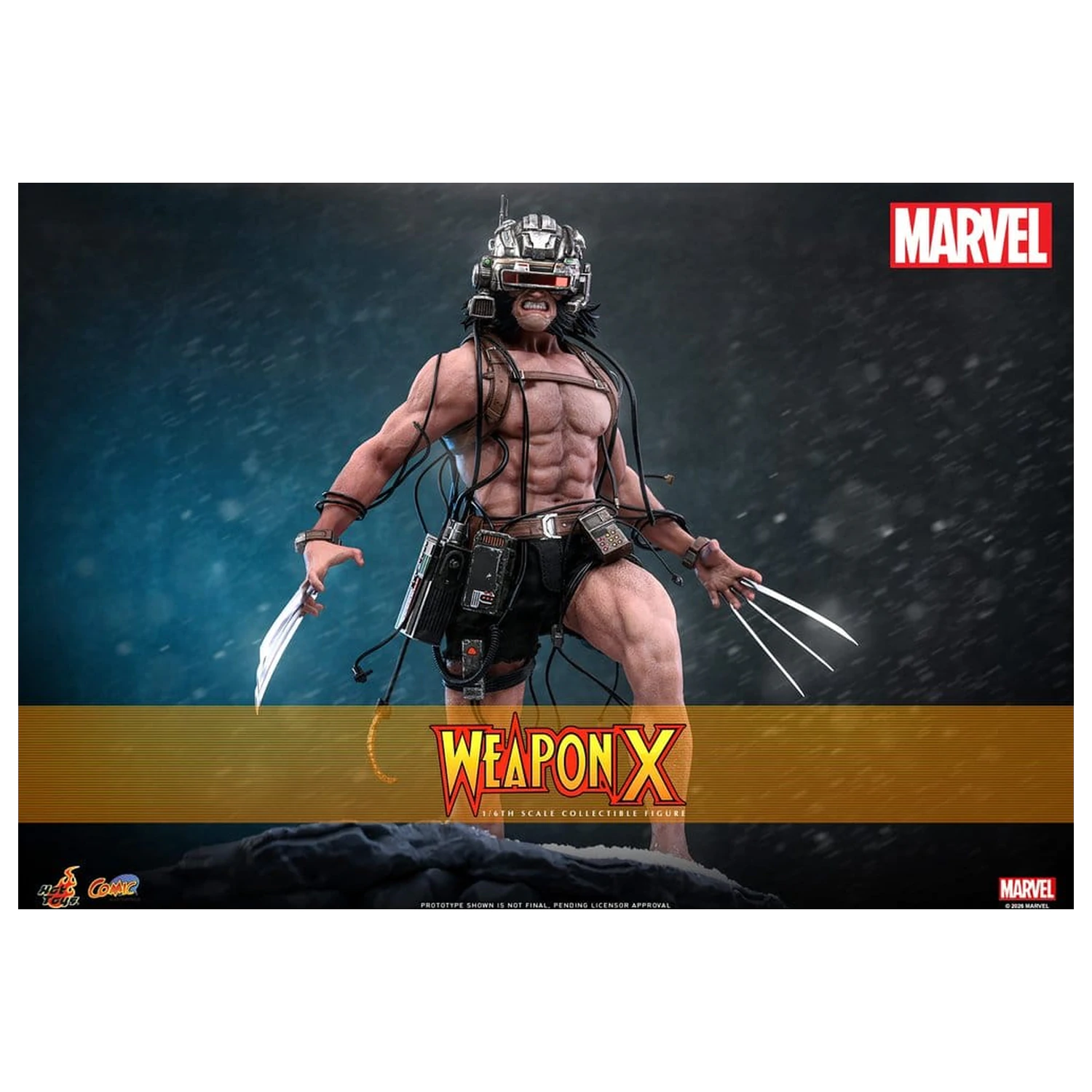Marvel Comic Masterpiece figurina de actiune 1/6 Weapon X 31 cm poza produsului