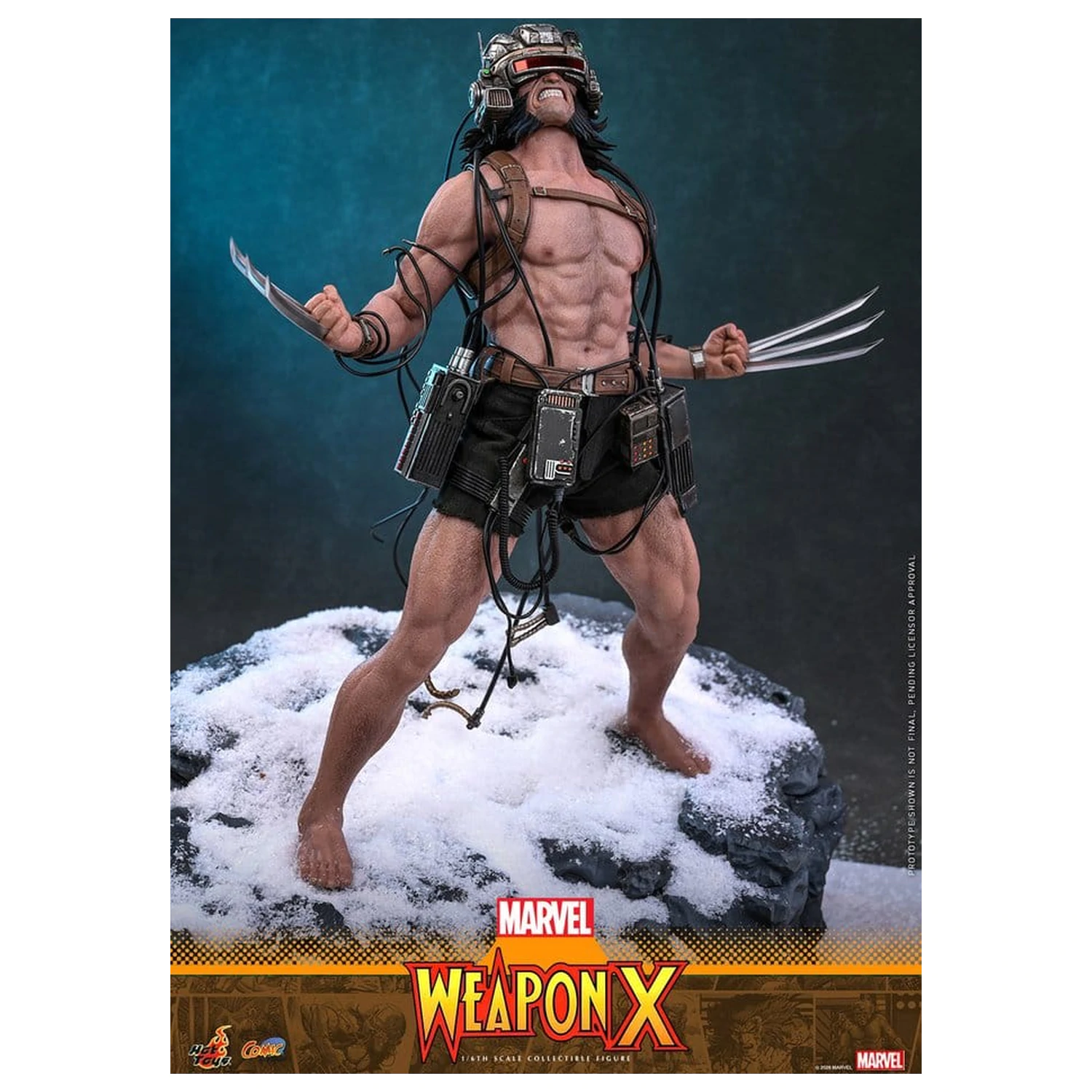 Marvel Comic Masterpiece figurina de actiune 1/6 Weapon X 31 cm poza produsului