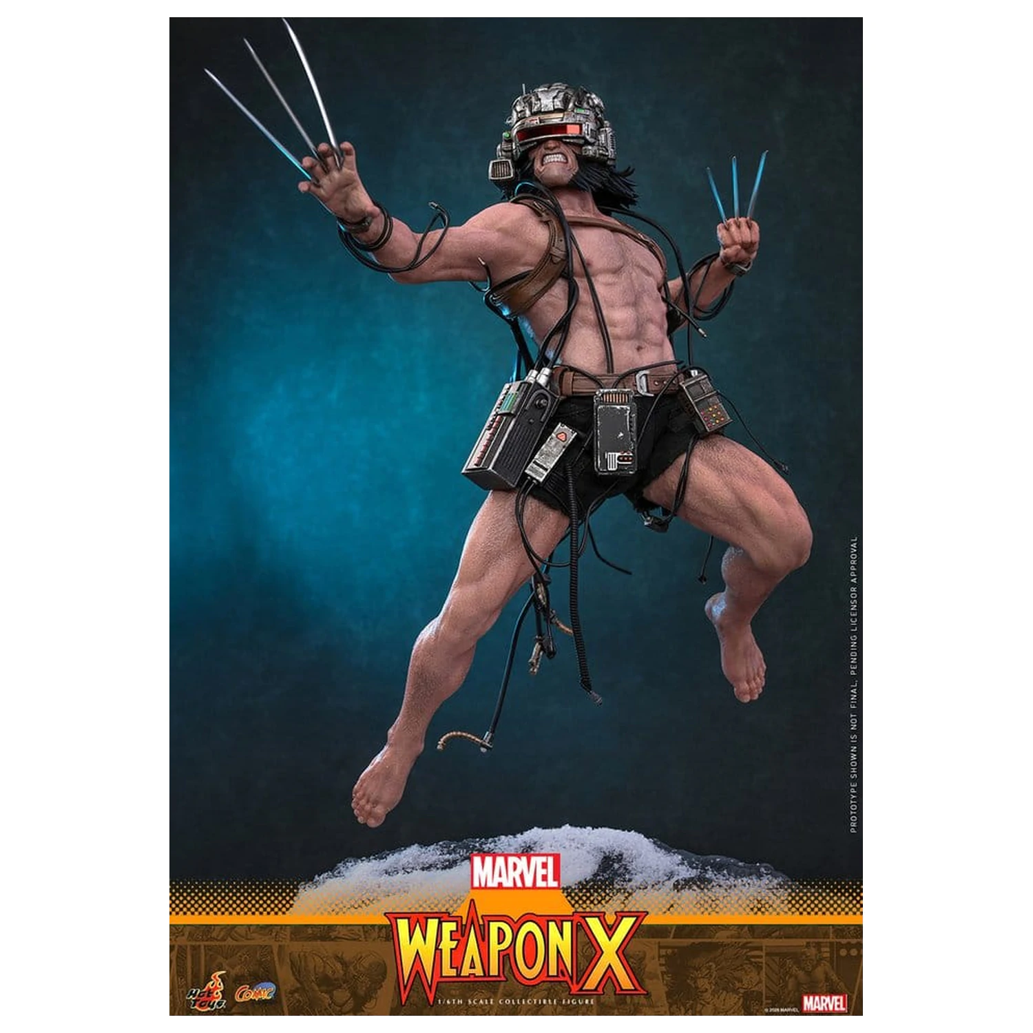 Marvel Comic Masterpiece figurina de actiune 1/6 Weapon X 31 cm poza produsului