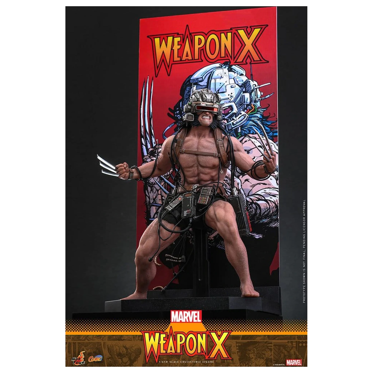 Marvel Comic Masterpiece figurina de actiune 1/6 Weapon X 31 cm poza produsului