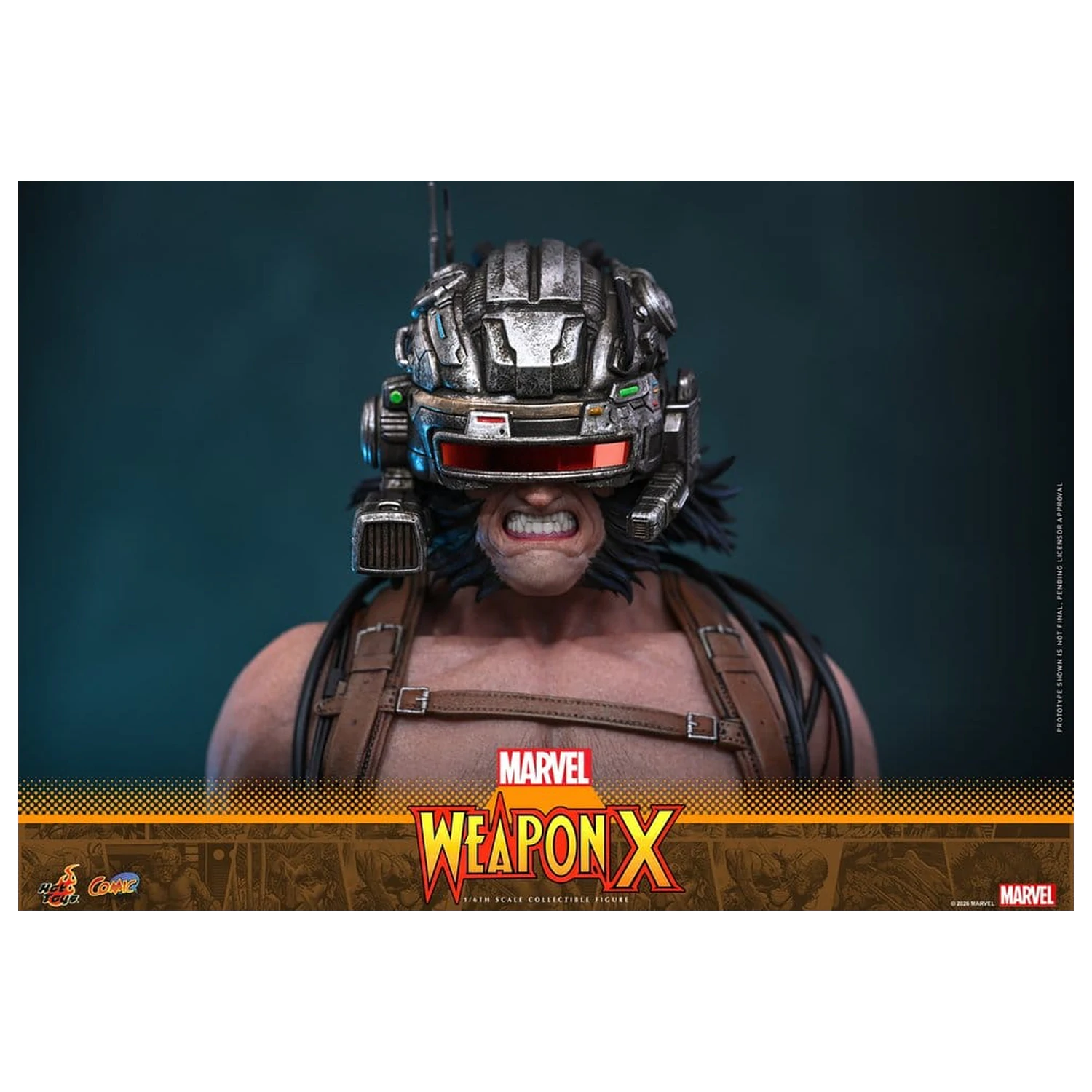 Marvel Comic Masterpiece figurina de actiune 1/6 Weapon X 31 cm poza produsului