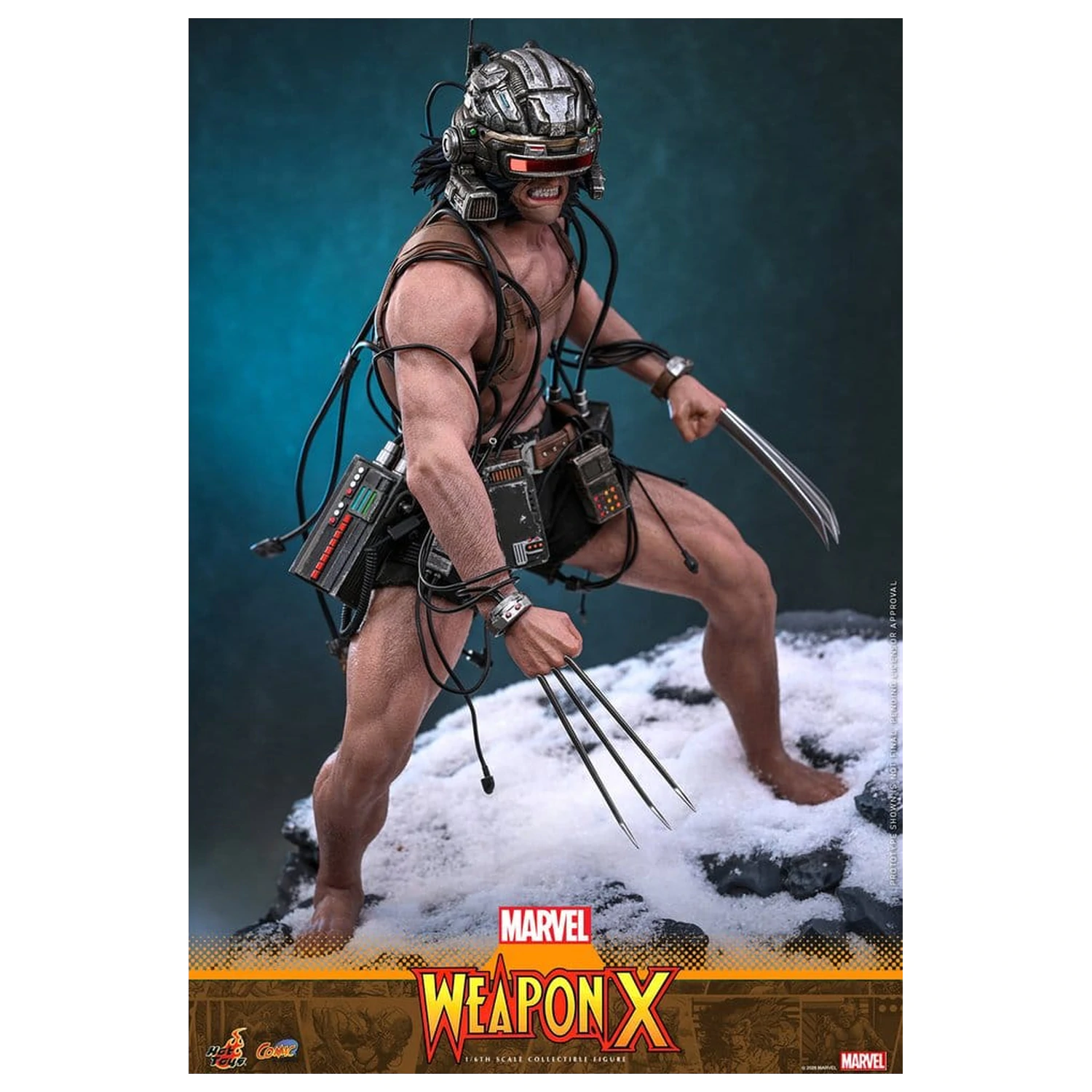 Marvel Comic Masterpiece figurina de actiune 1/6 Weapon X 31 cm poza produsului