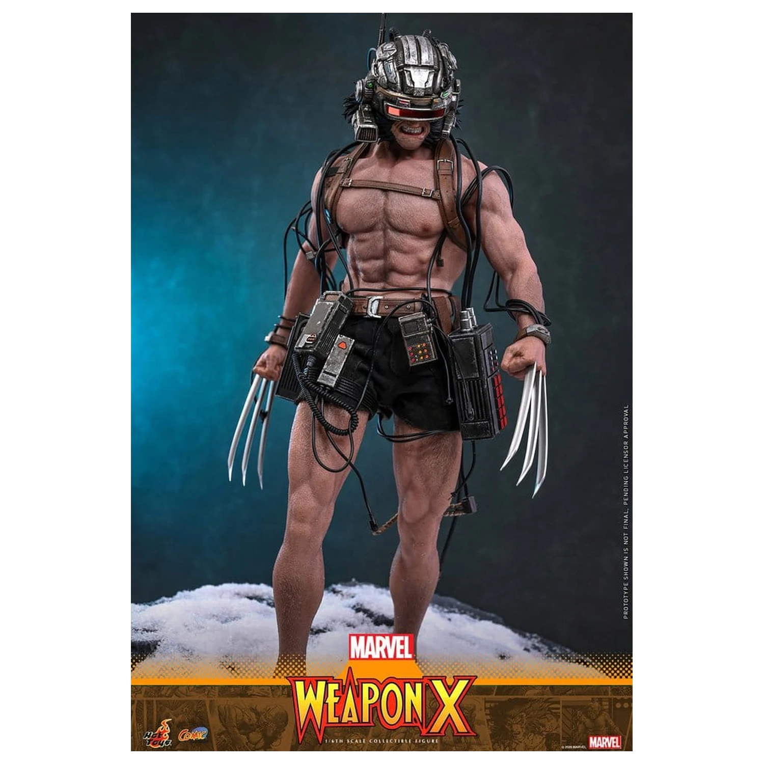 Marvel Comic Masterpiece figurina de actiune 1/6 Weapon X 31 cm poza produsului