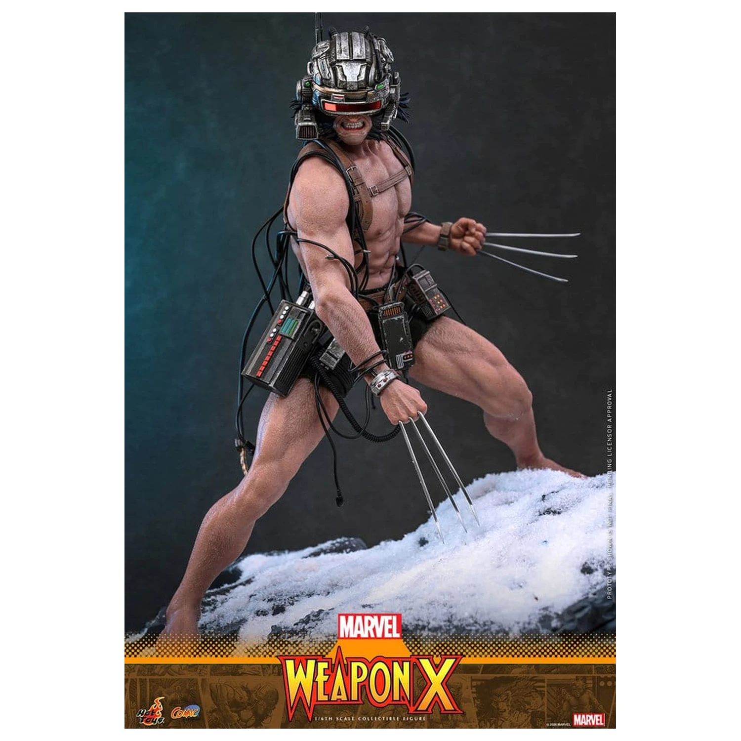 Marvel Comic Masterpiece figurina de actiune 1/6 Weapon X 31 cm poza produsului