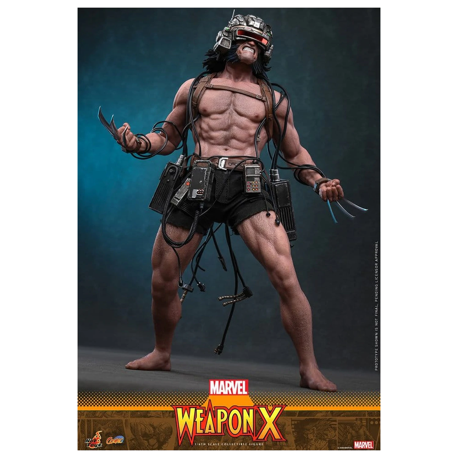Marvel Comic Masterpiece figurina de actiune 1/6 Weapon X 31 cm poza produsului