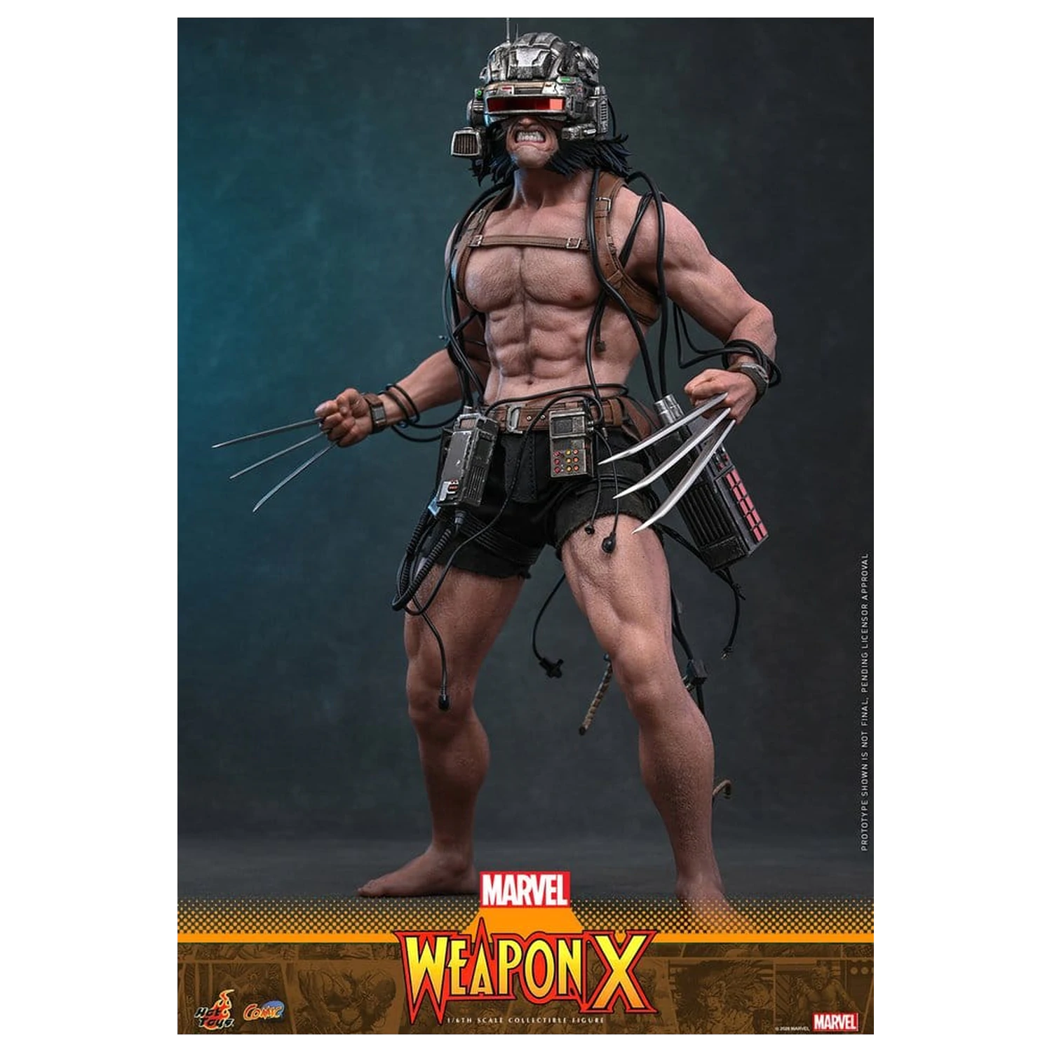Marvel Comic Masterpiece figurina de actiune 1/6 Weapon X 31 cm poza produsului