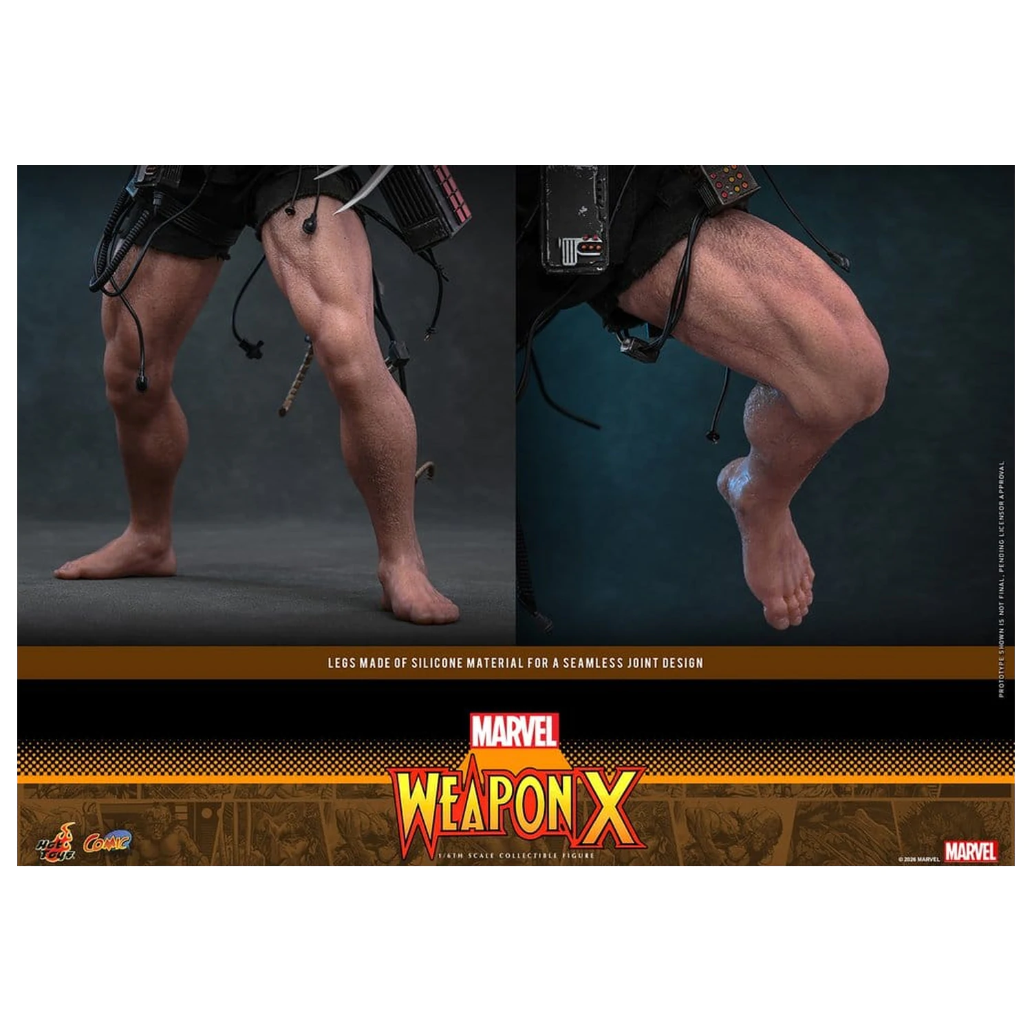 Marvel Comic Masterpiece figurina de actiune 1/6 Weapon X 31 cm poza produsului