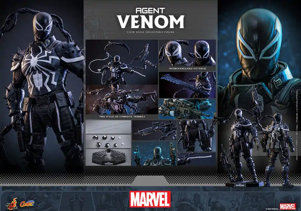 Figurină de acțiune Marvel Comics 1/6 Agent Venom 32 cm poza produsului