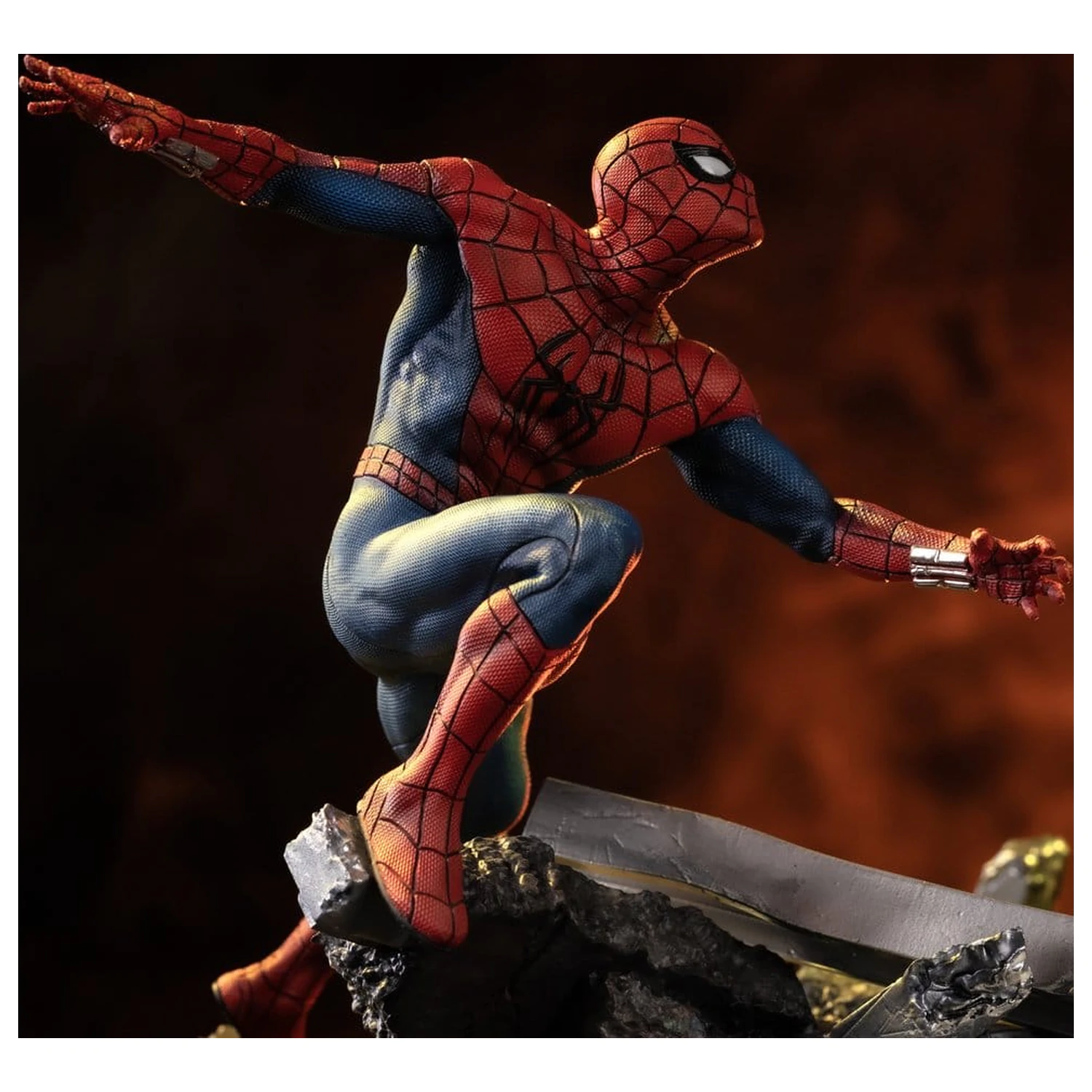 Marvel Comics Art Scale Statuie 1/10 Spider-Man vs Hulk 38 cm poza produsului