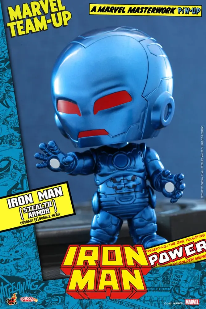 Marvel Comics Cosbaby (S) Mini Figurina Iron Man (Stealth Armor) 10 cm poza produsului