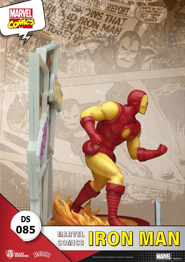 Marvel Comics D-Stage diorama PVC Iron Man 16 cm poza produsului