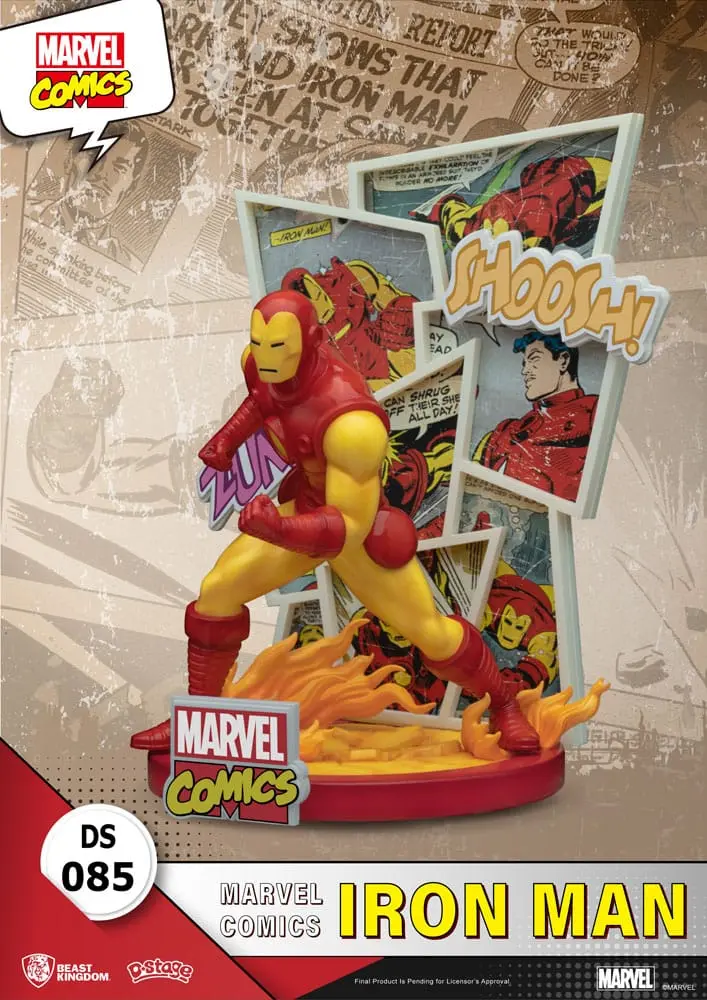 Marvel Comics D-Stage diorama PVC Iron Man 16 cm poza produsului