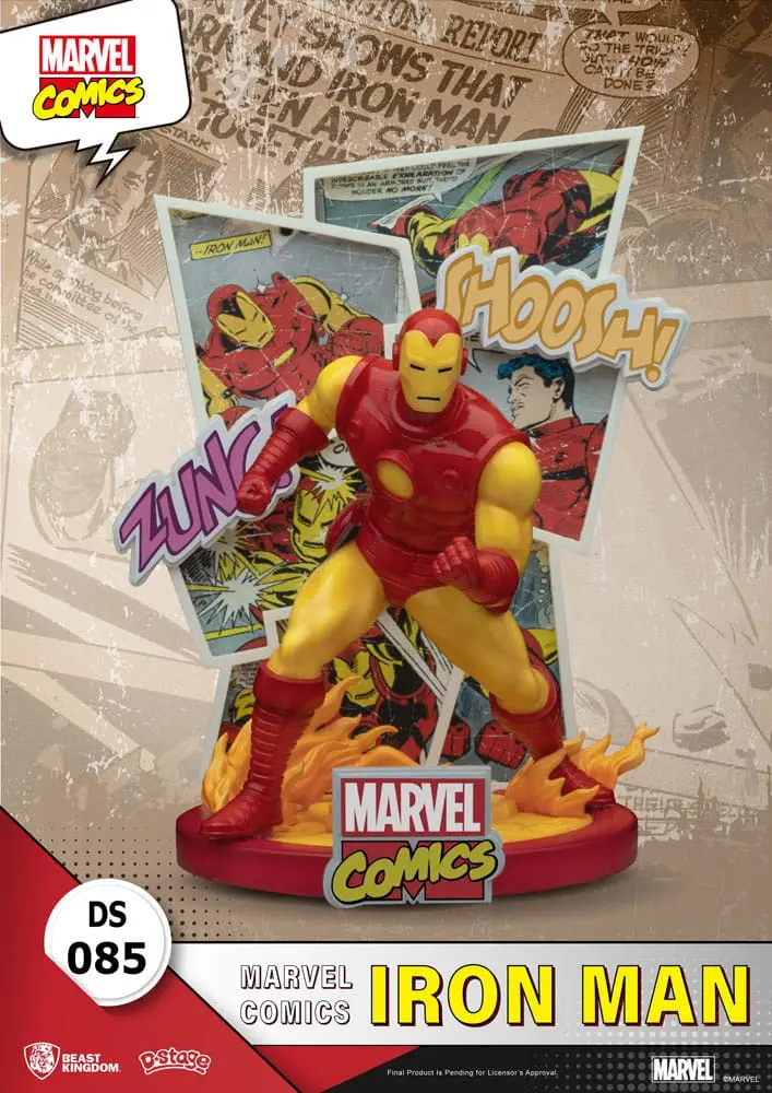 Marvel Comics D-Stage diorama PVC Iron Man 16 cm poza produsului