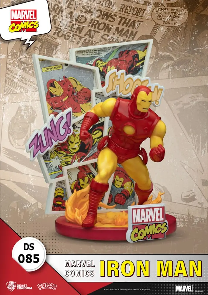 Marvel Comics D-Stage diorama PVC Iron Man 16 cm poza produsului