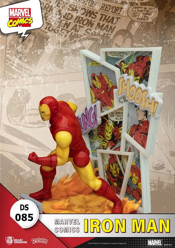 Marvel Comics D-Stage diorama PVC Iron Man 16 cm poza produsului