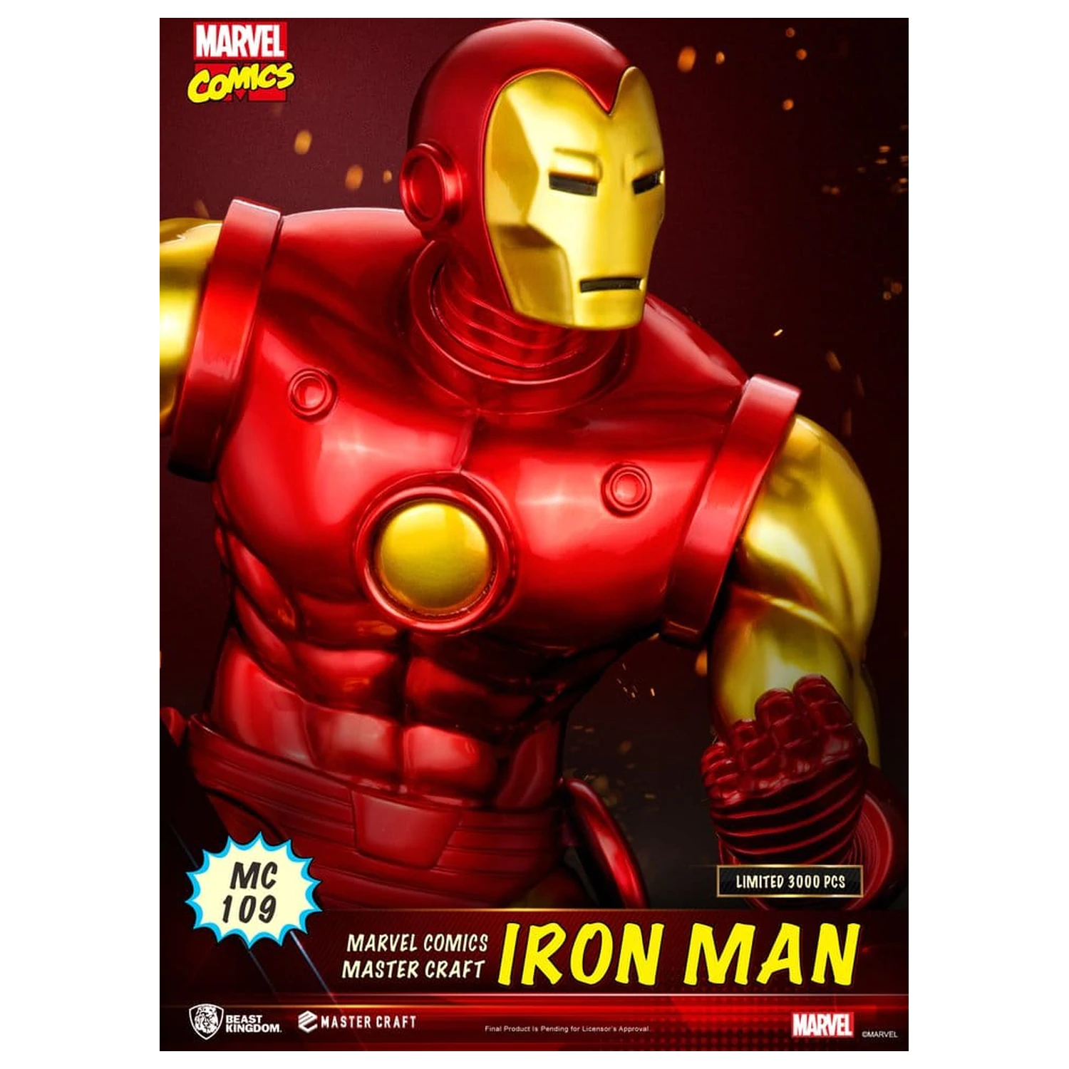 Marvel Comics Master Craft Statuie Iron Man 29 cm poza produsului