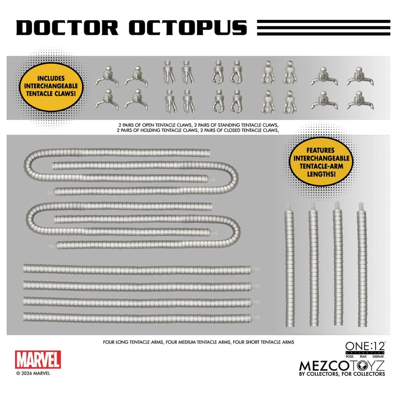 Figurina de actiune Marvel Comics One:12 Collective 1/12 Doctor Octopus 16 cm poza produsului