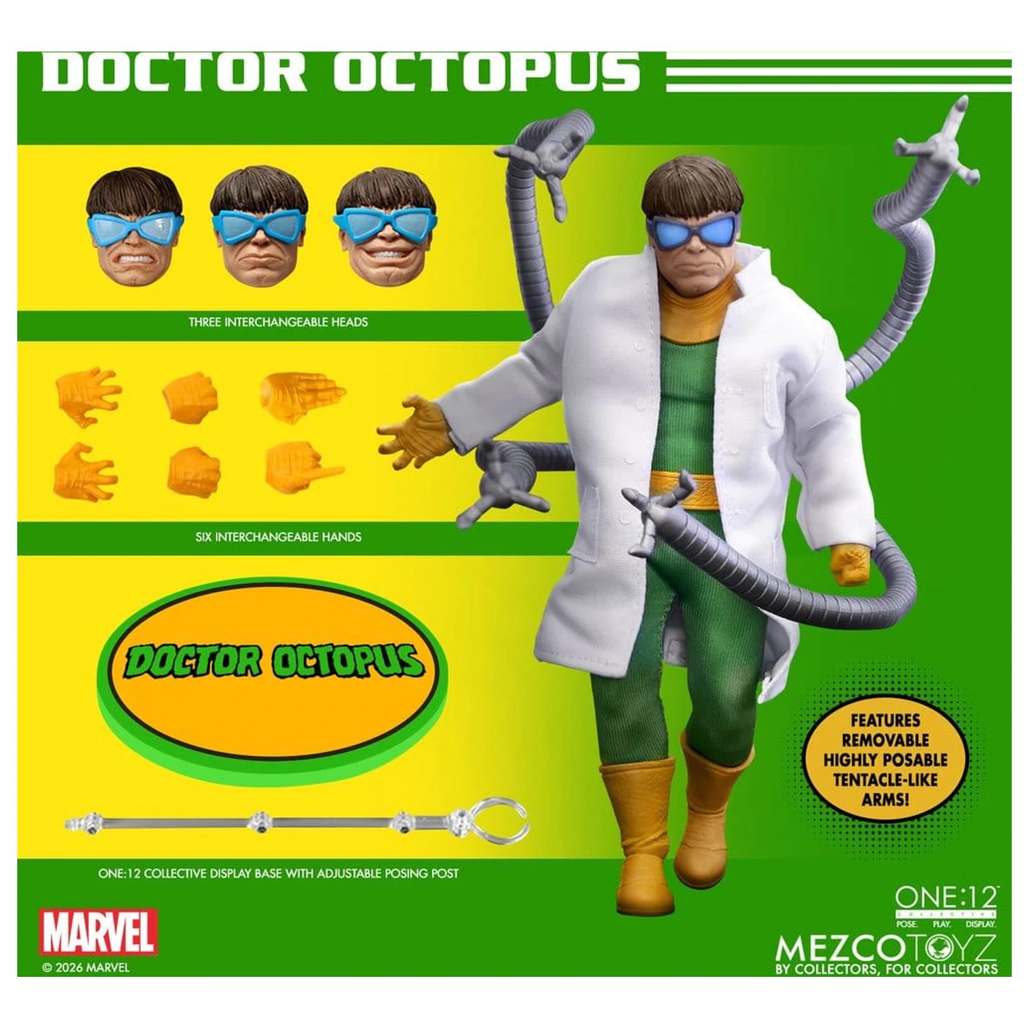 Figurina de actiune Marvel Comics One:12 Collective 1/12 Doctor Octopus 16 cm poza produsului