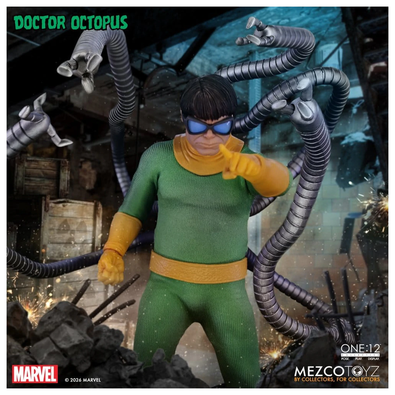 Figurina de actiune Marvel Comics One:12 Collective 1/12 Doctor Octopus 16 cm poza produsului