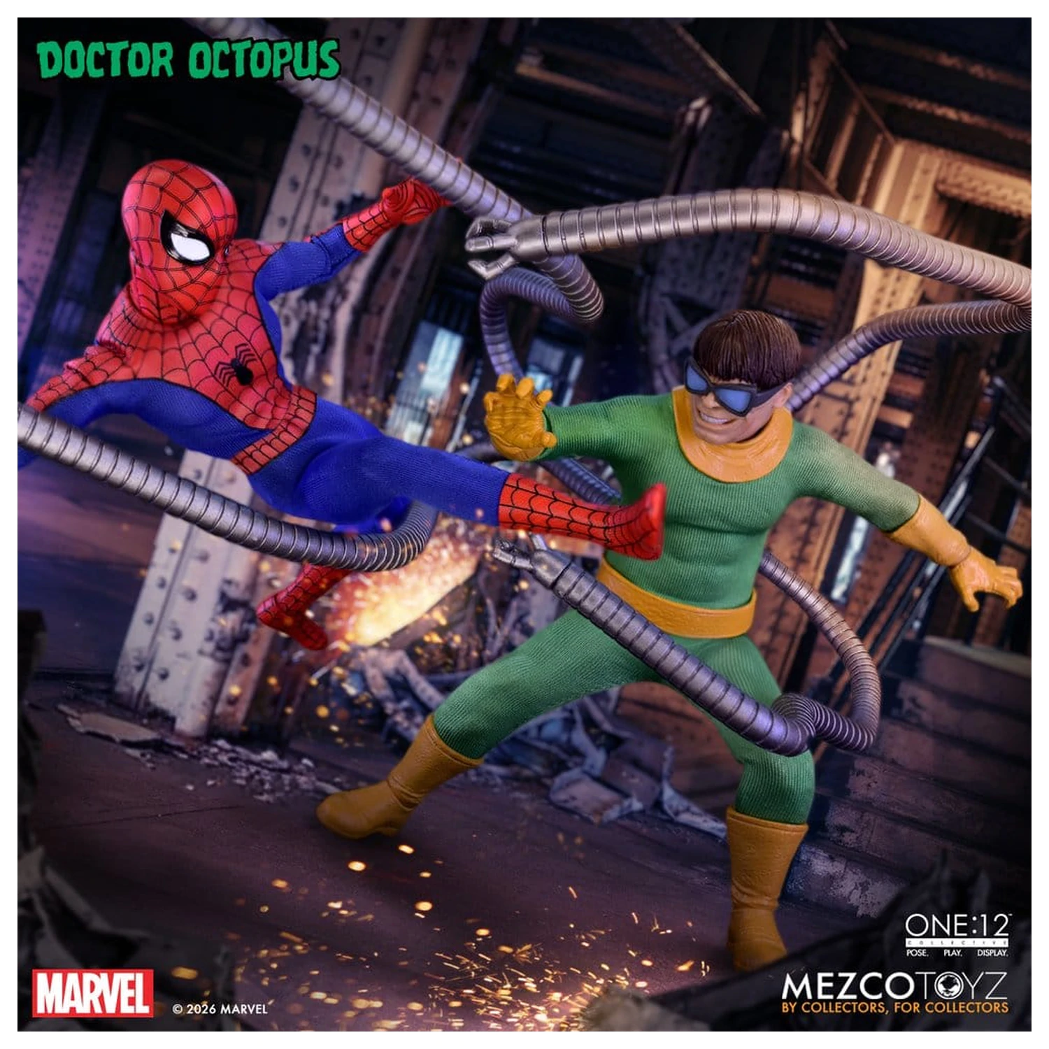 Figurina de actiune Marvel Comics One:12 Collective 1/12 Doctor Octopus 16 cm poza produsului