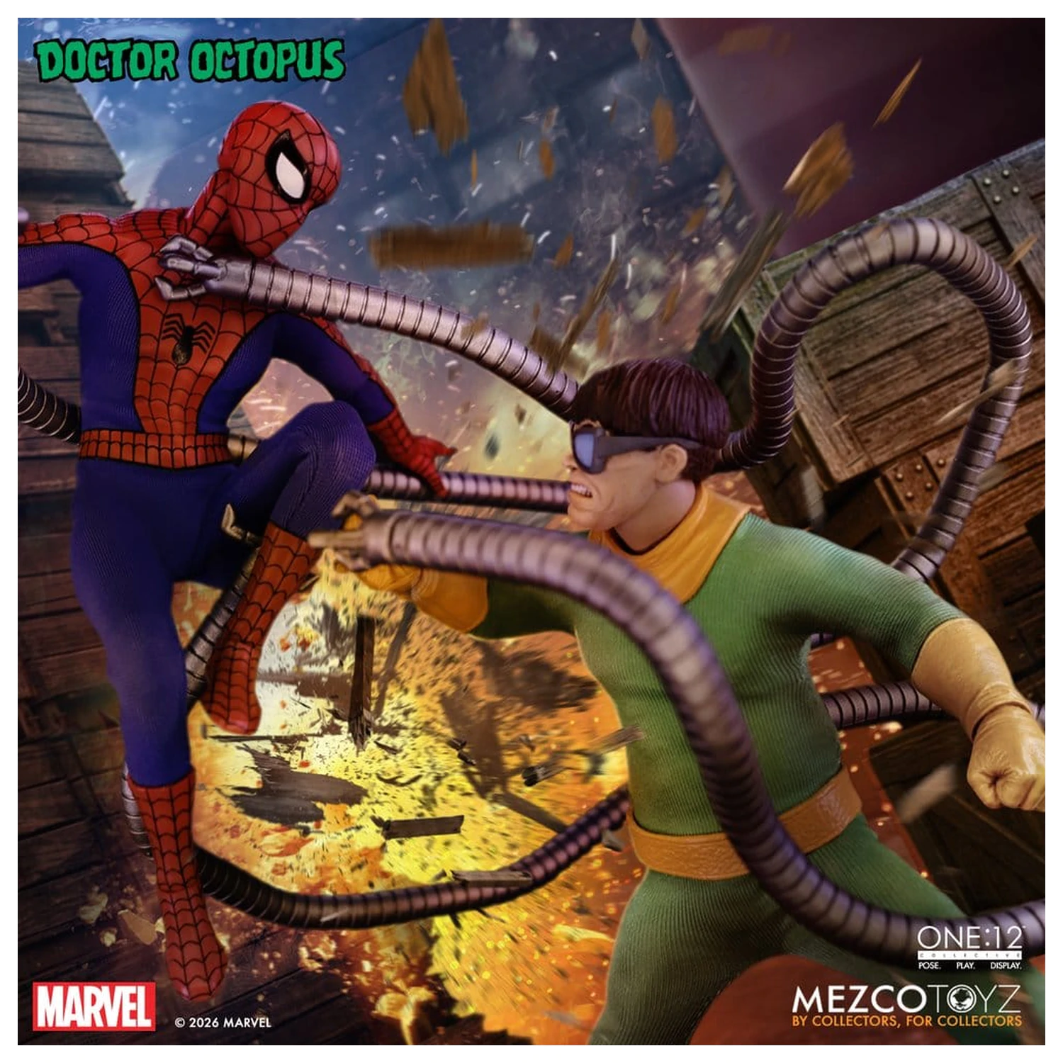 Figurina de actiune Marvel Comics One:12 Collective 1/12 Doctor Octopus 16 cm poza produsului