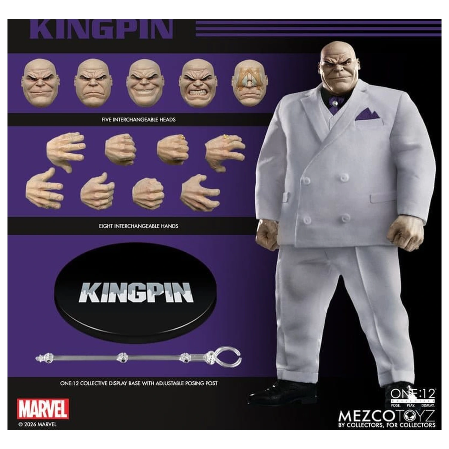Marvel Comics One:12 Collective Figurina de actiune 1/12 Kingpin 18 cm poza produsului